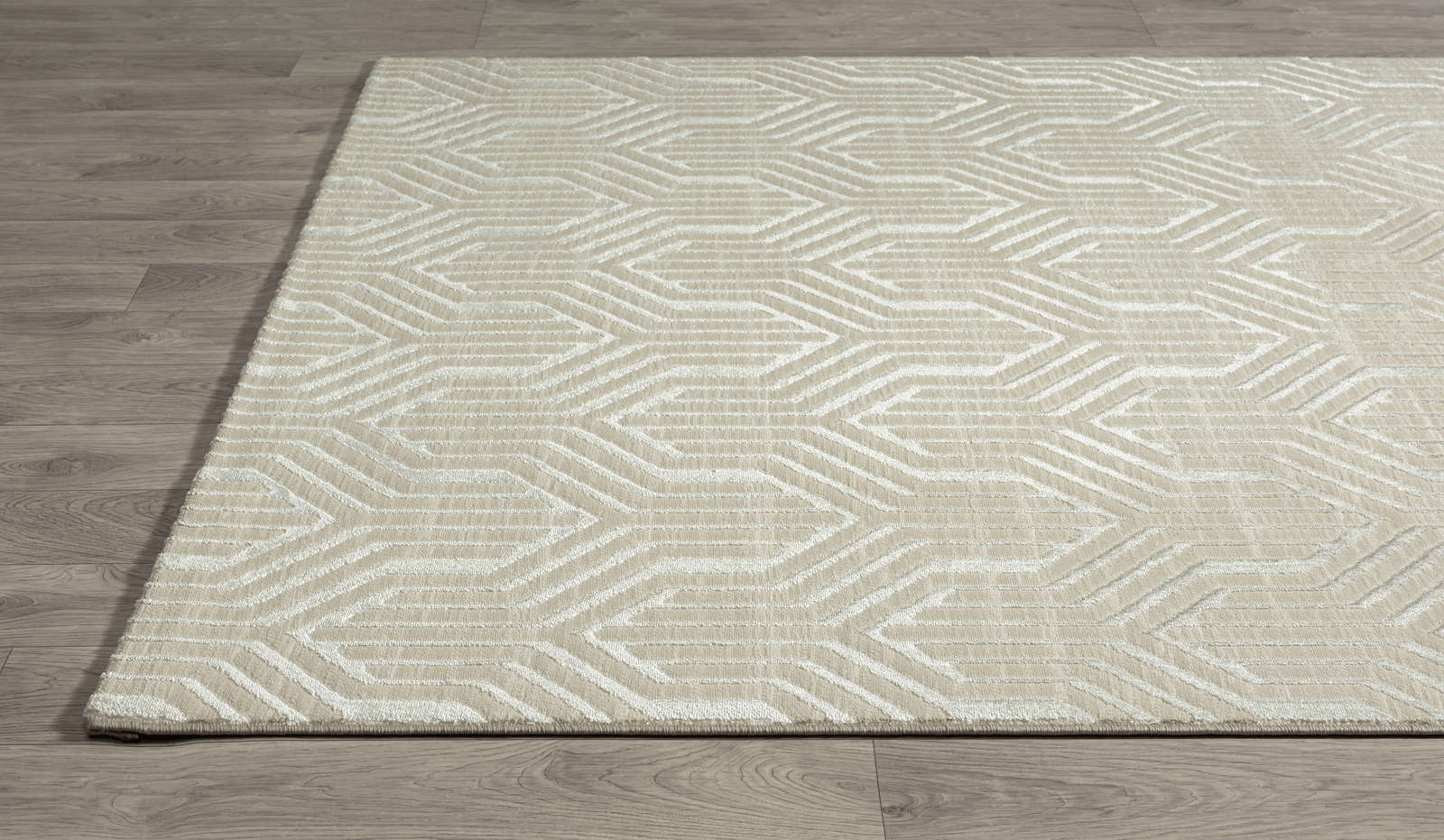             Sanfter Hochflor Teppich in Creme – 150 x 80 cm
        