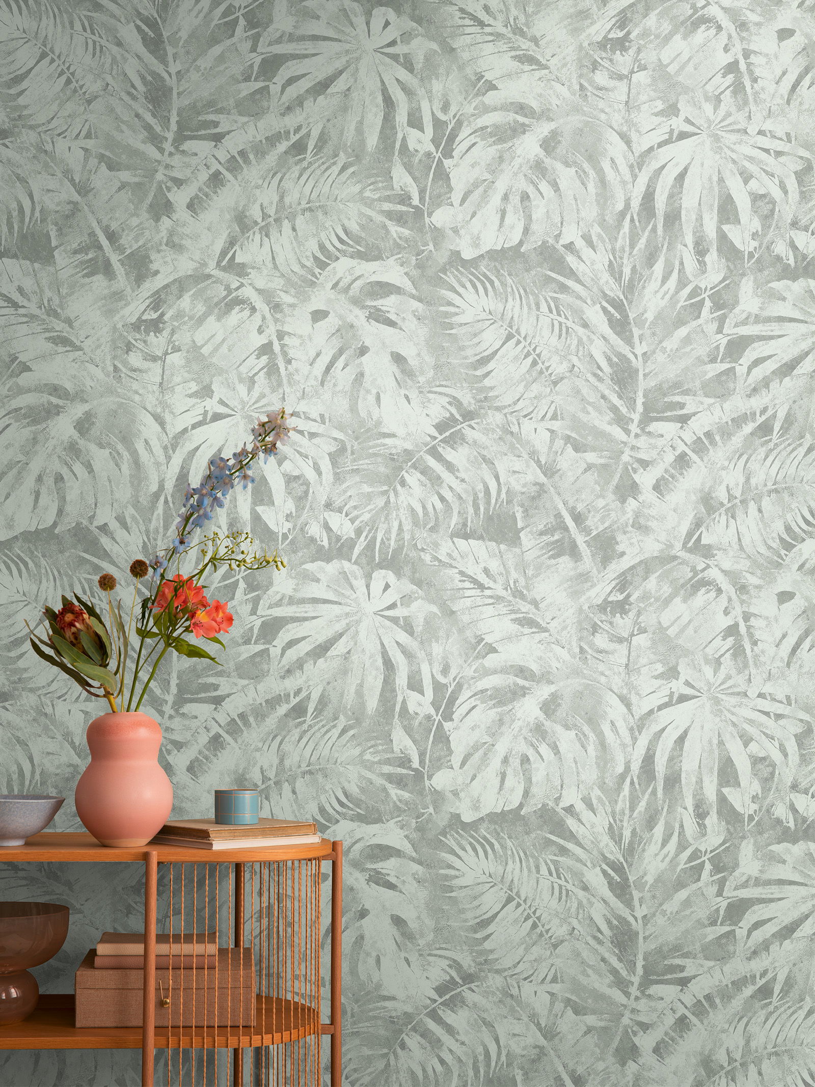 Blume, Blumen-Arrangement, Mauer, Innenarchitektur, Ikebana