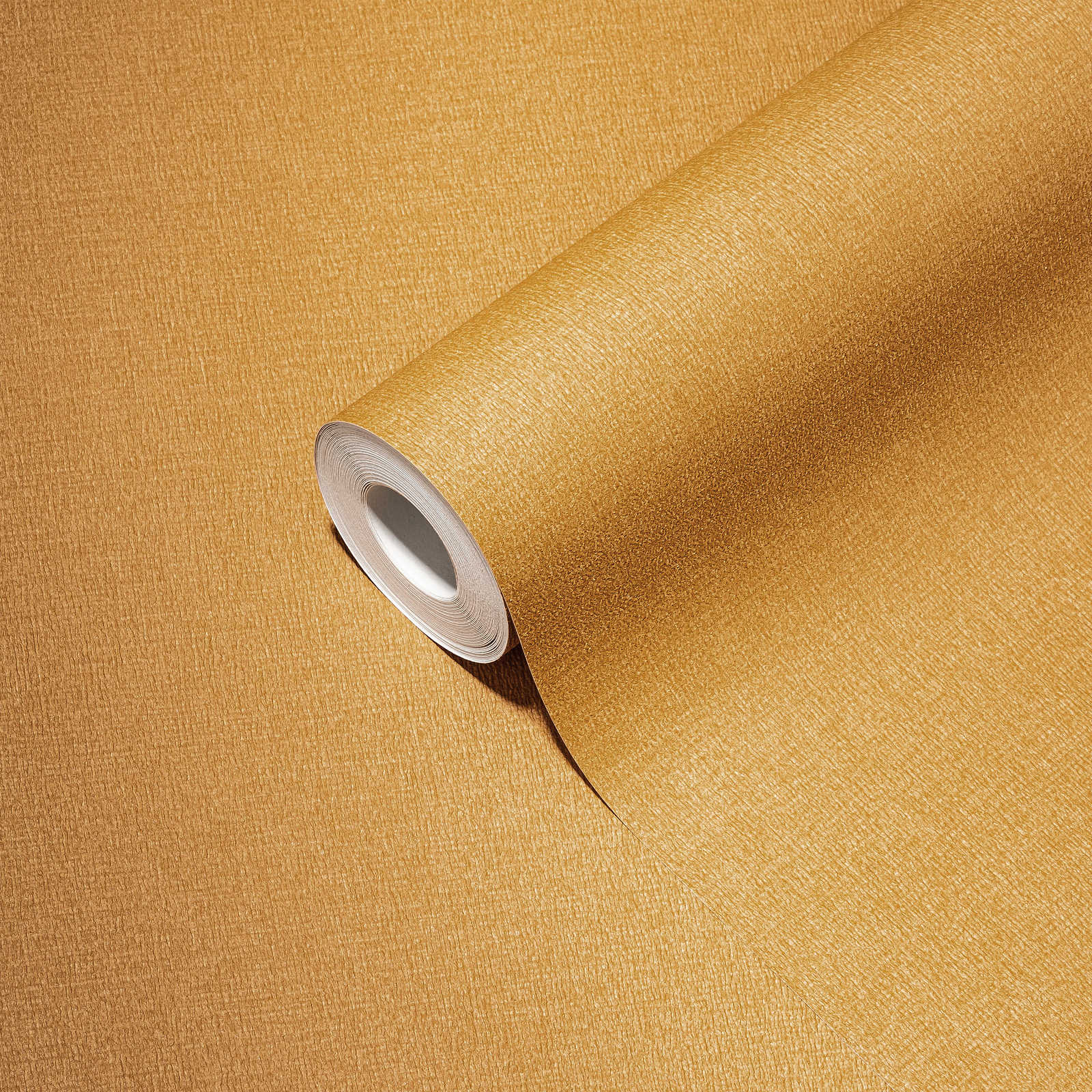             Vliestapete Uni in kräftigen Farben – Gelb
        