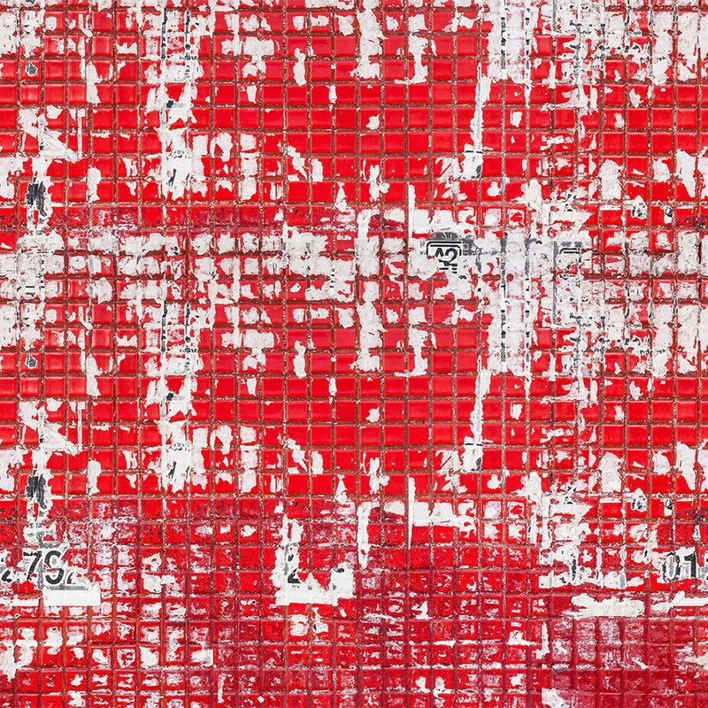 rooftile, red tile, mosaic, grunge pattern, grid squares