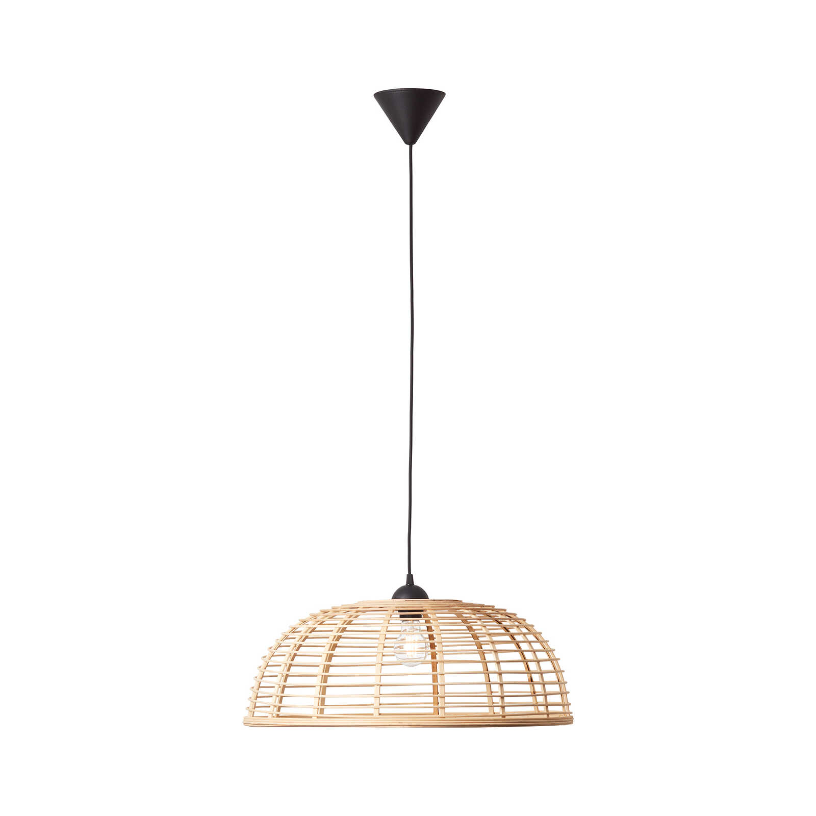        Bamboo pendant light - Elma 5 - Brown
    
