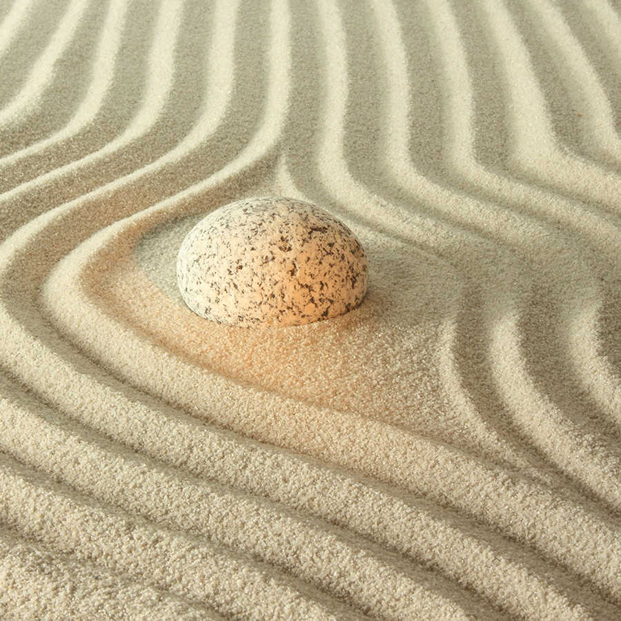 sand, granule, stein, muster, zen