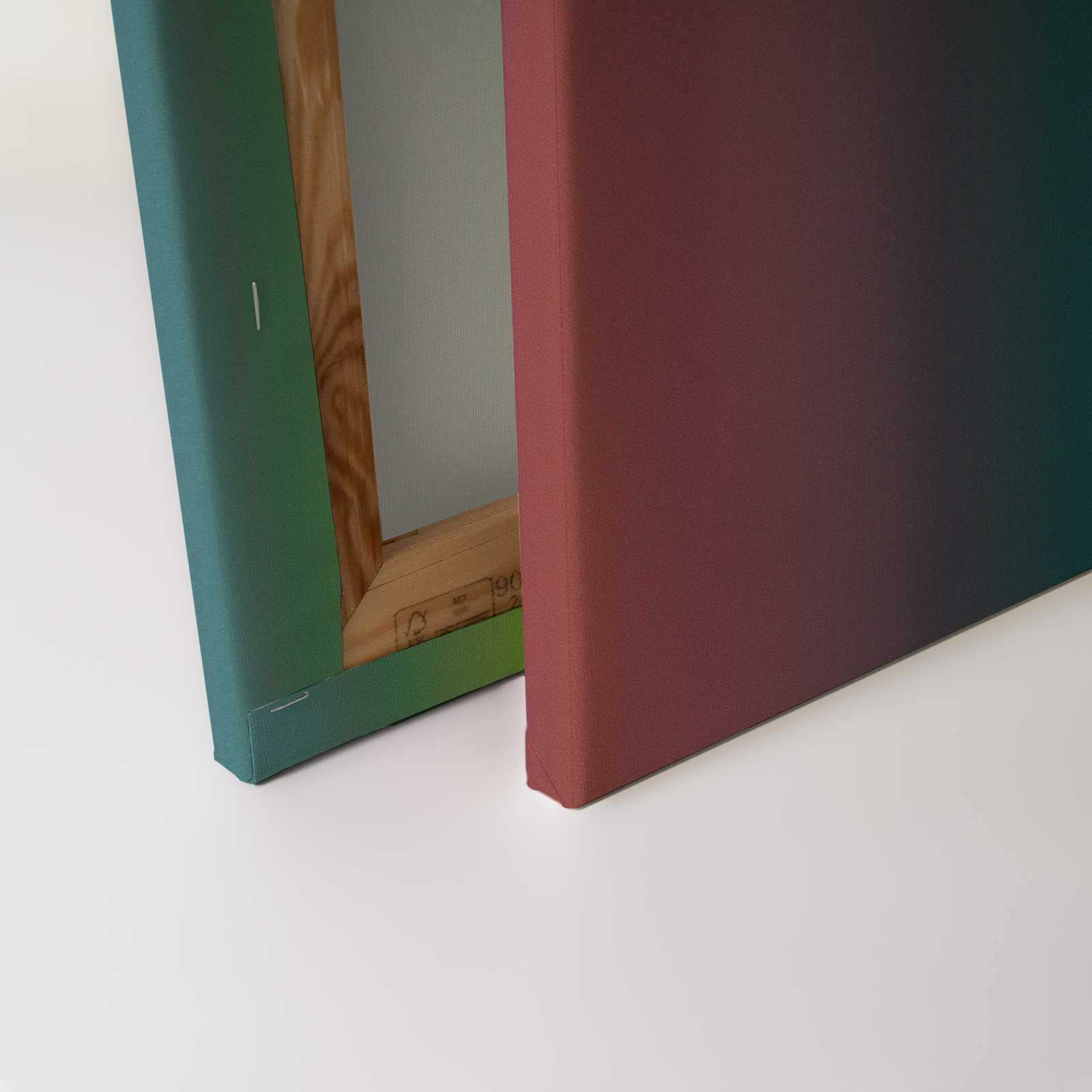             Over the Rainbow 1 - Leinwandbild Farbspektrum Regenbogen modern – 0,90 m x 0,60 m
        