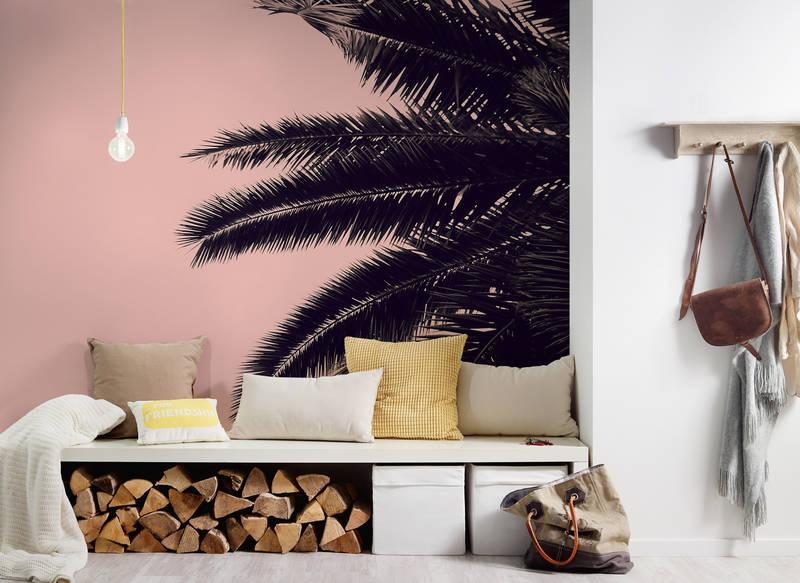 Wohnzimmer, Kissen, Holzscheite, Pflanzenwand, Aufbewahrung