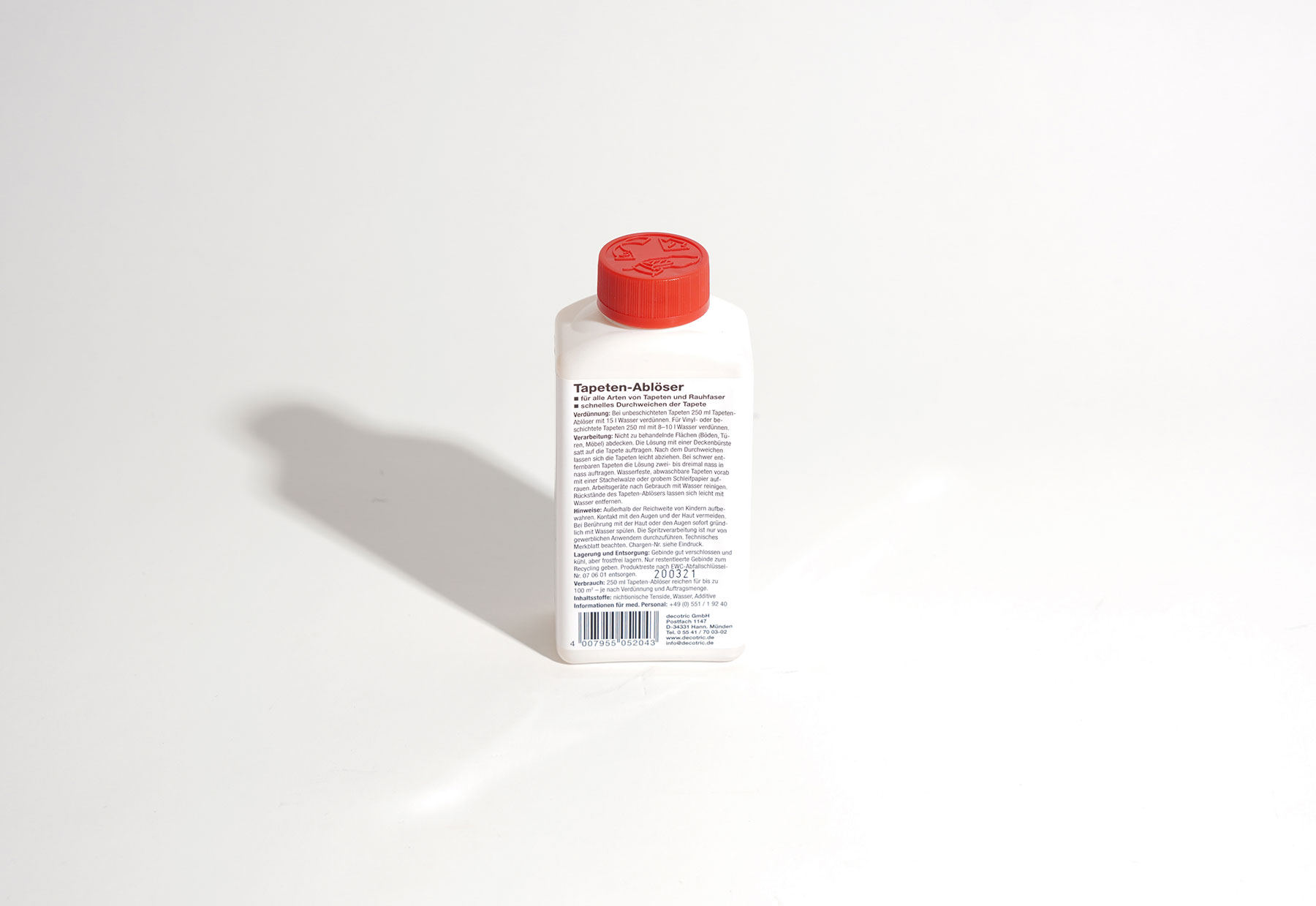 Tapetenablöser 250ml, Konzentrat für Tapetenentfernung