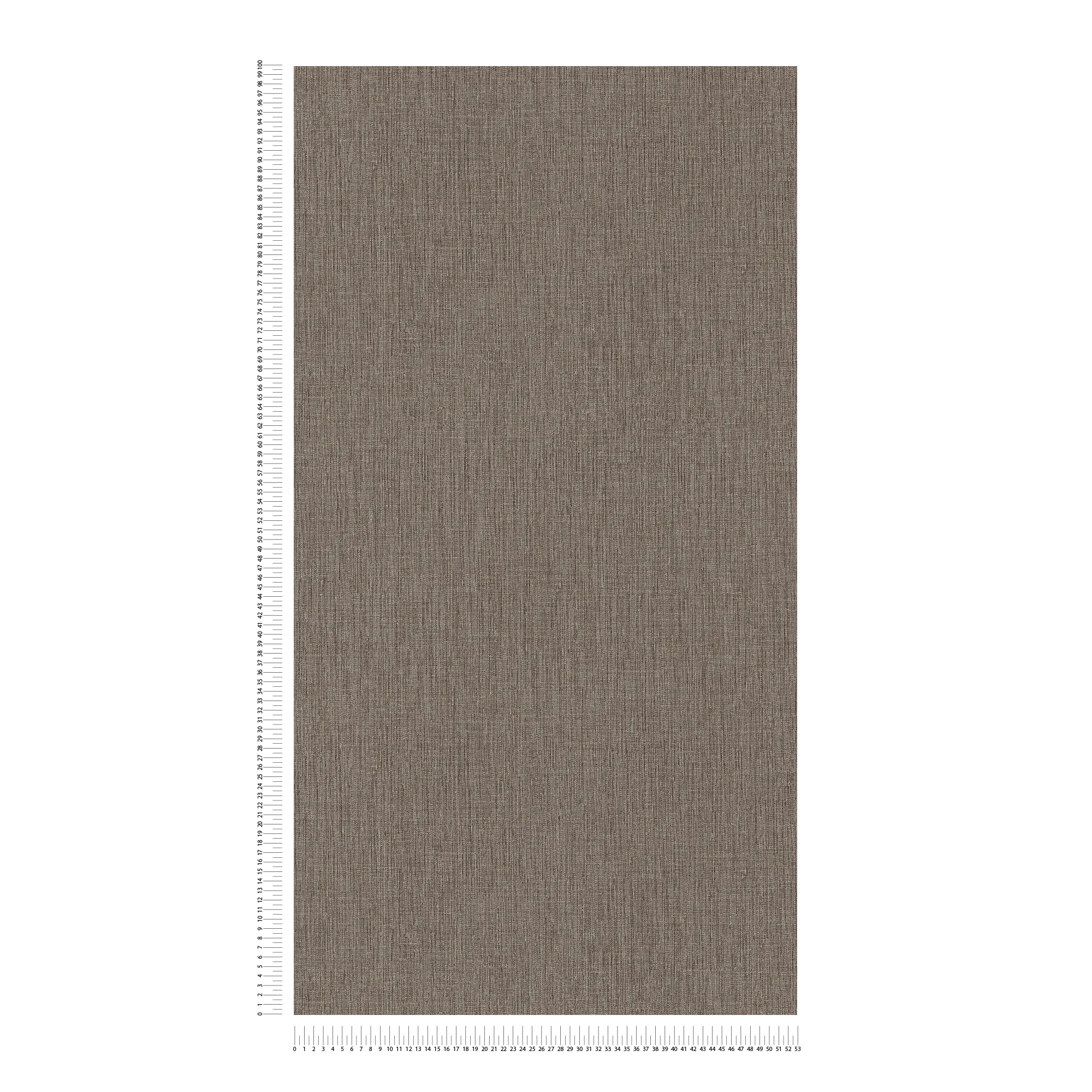 Schraffierte Unitapete mit Ton-in-Ton-Muster – Braun