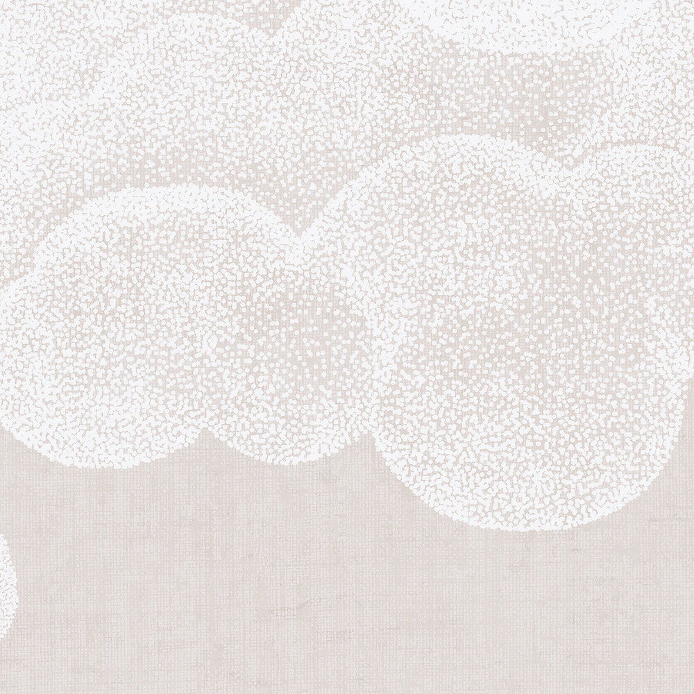             Kinderzimmer Vliestapete mit Wolkenmotiv – Ideal für eine entspannte und gemütliche Raumgestaltung – Beige, Braun, Weiß
        