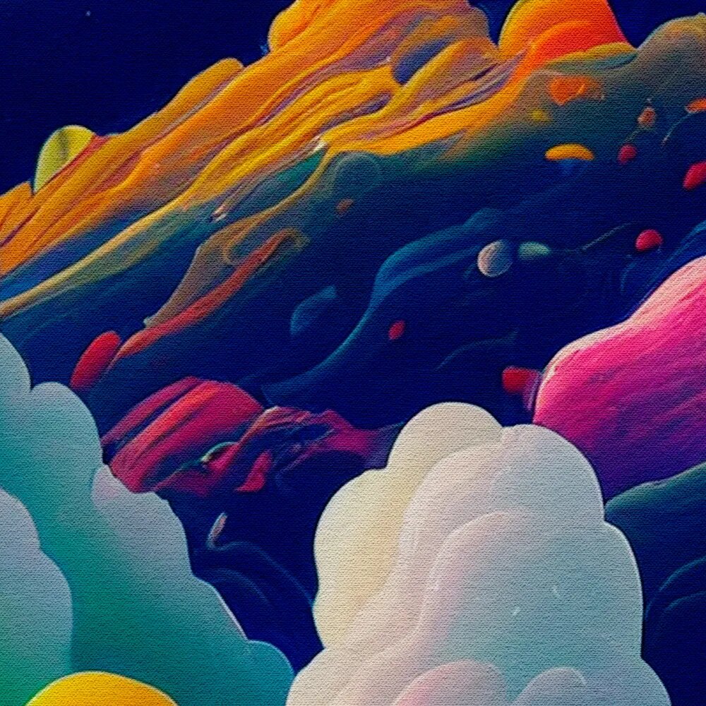 Kunst, Malerei, Meer, Riff, Moderne Kunst