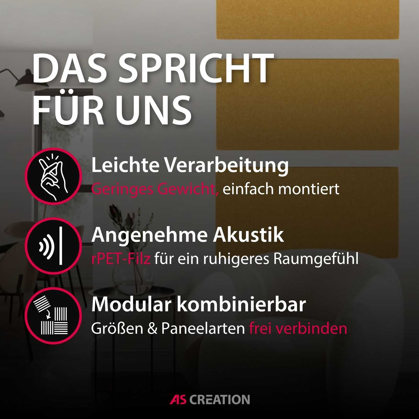 Leichte Verarbeitung, Akustik, Modular, Kartonage, Wohnzimmerdeko