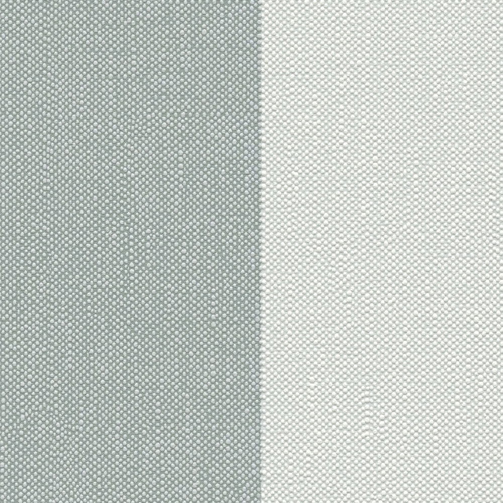             Vliestapete mit Streifenmuster und Textilstruktur – Grün, Hellgrün
        