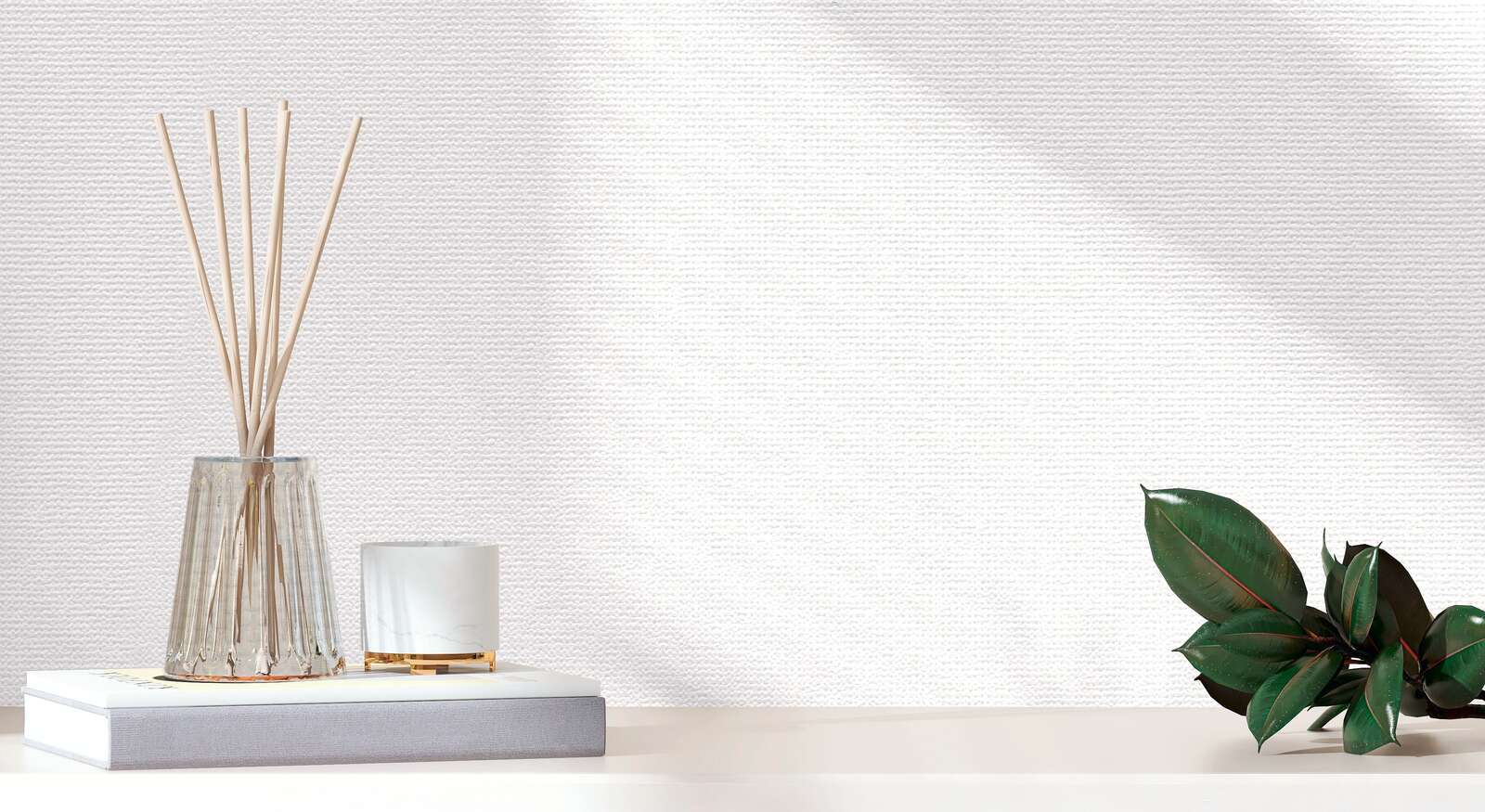 Duftholzdiffuser, Diffuser, Glasbehälter, Grünpflanze, Dekor