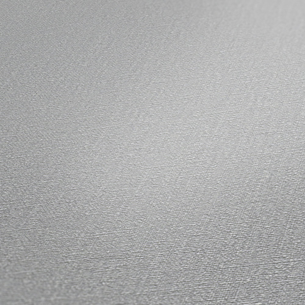             Greige Tapete unifarben & matt mit Strukturmuster
        