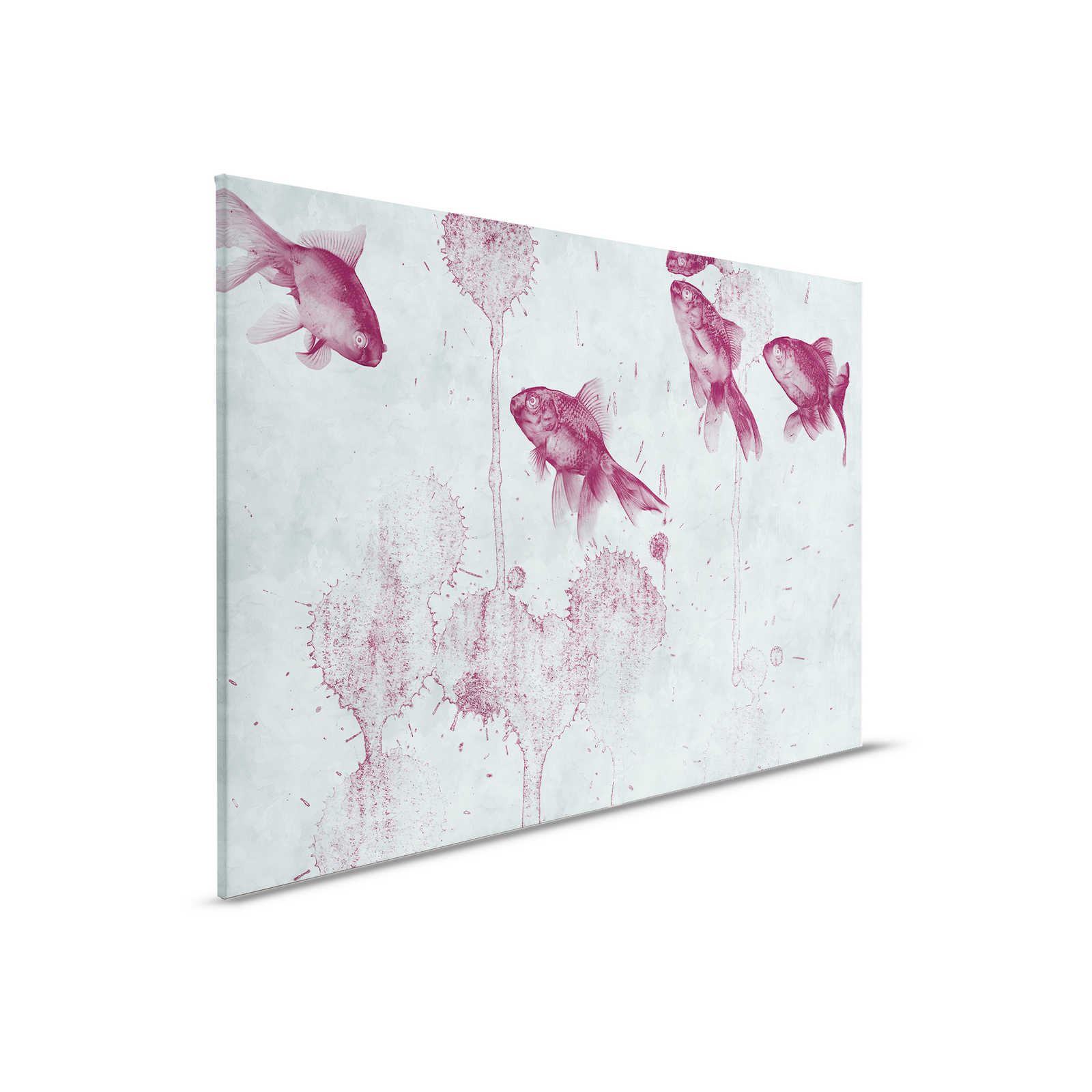 Kunst, Malerei, Fische, Leben im Meer, Leinwand