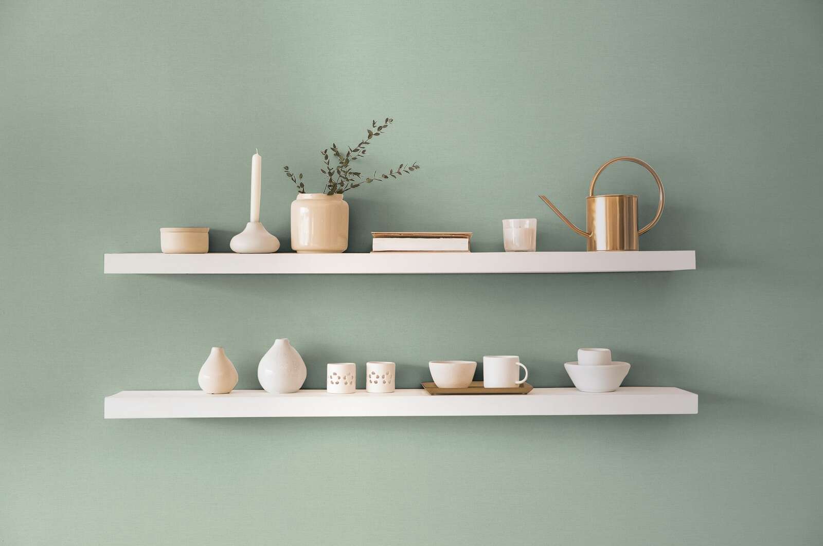 Ablage, Pflanze, Tasse, Mobiliar