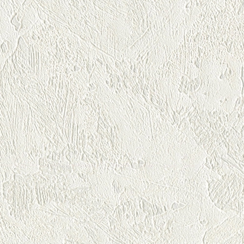             Strukturtapete in Putz-Optik mit Glitzereffekt einfarbig – Weiß
        