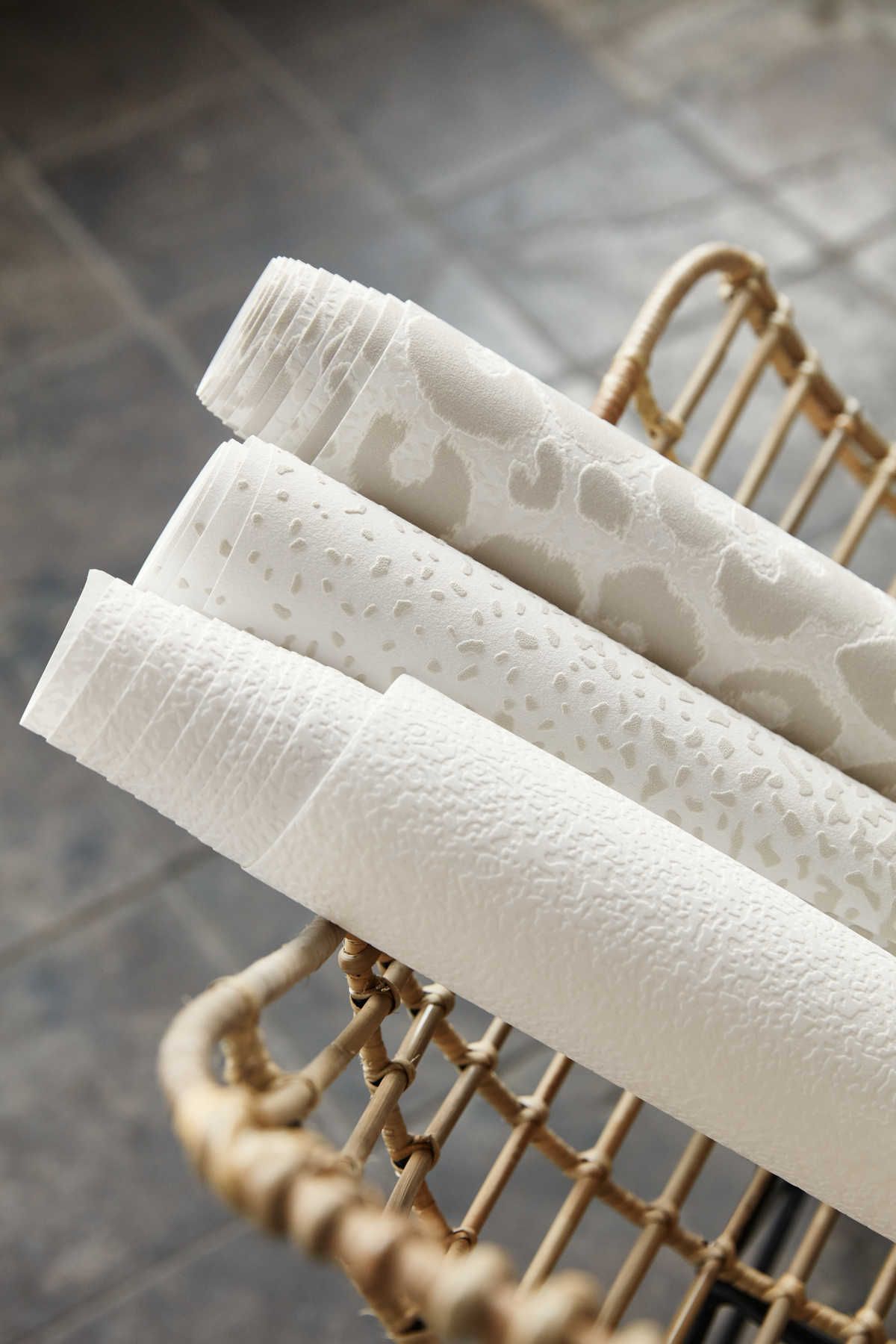 Wallpaper sample rolls