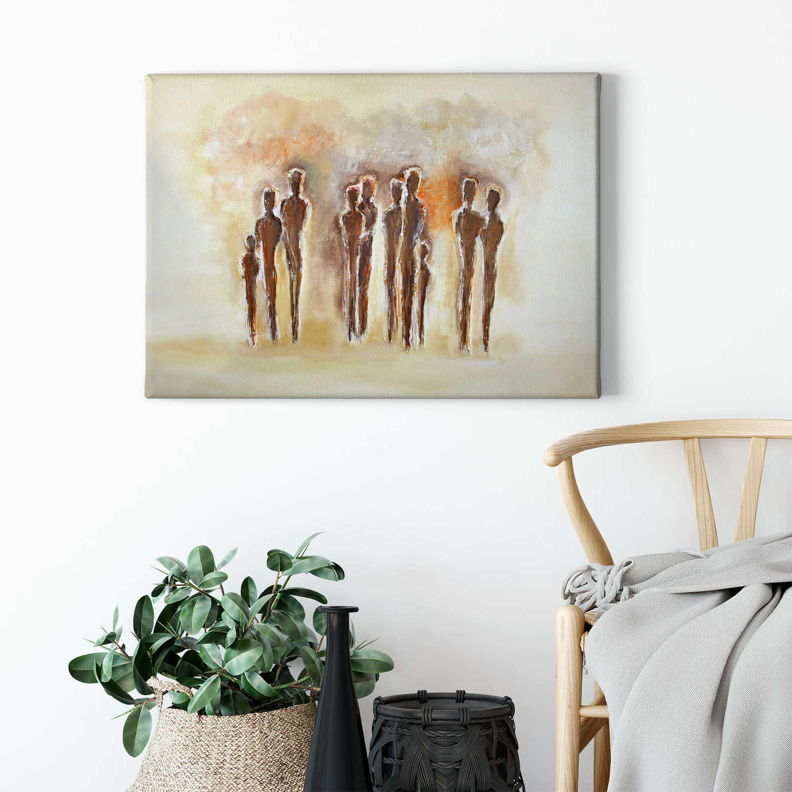             Leinwandbild Kunst von Tina Melz 'Related' – 0,70 m x 0,50 m
        