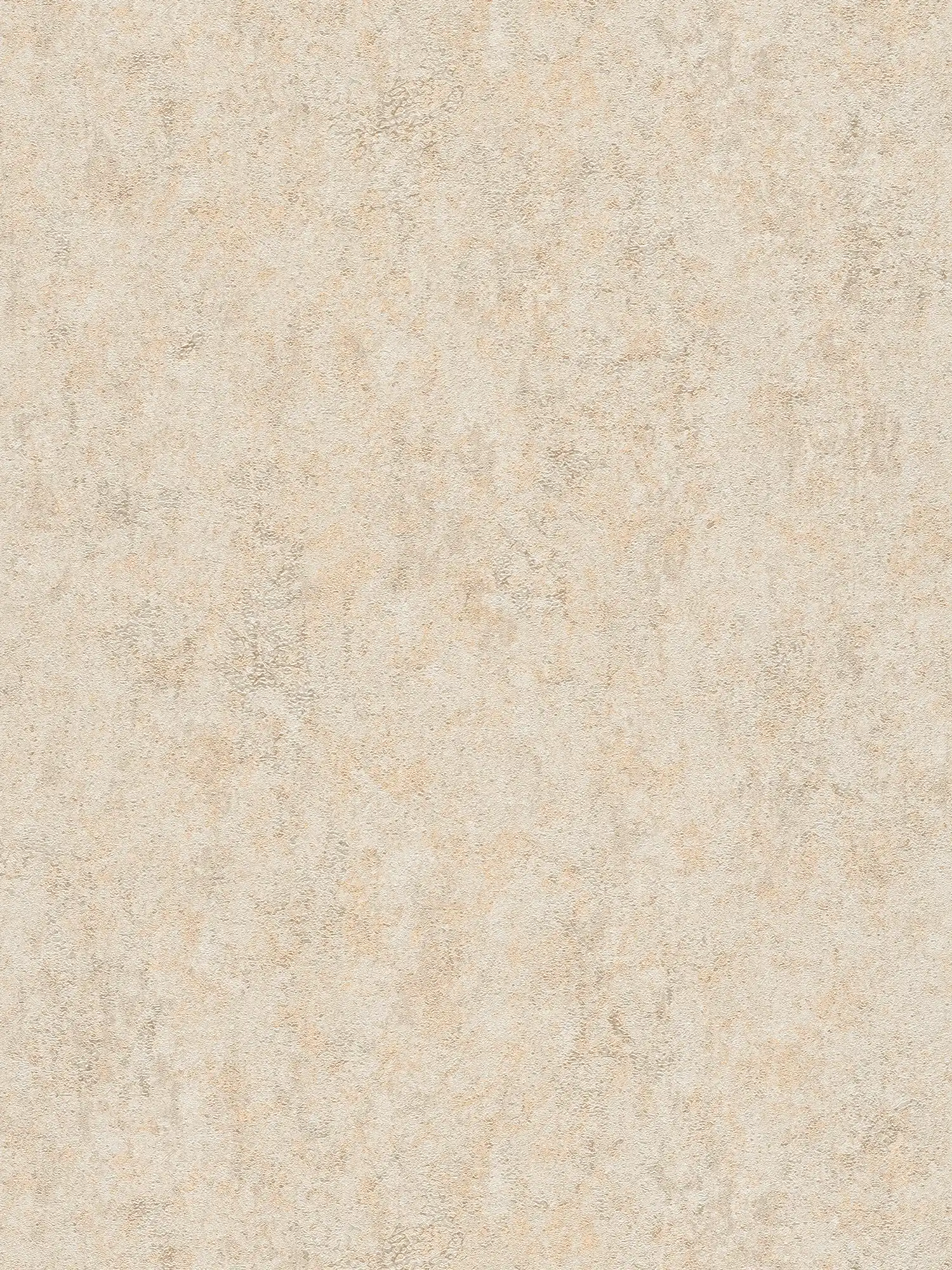         Plain metallic effect wallpaper glossy textured - cream
    