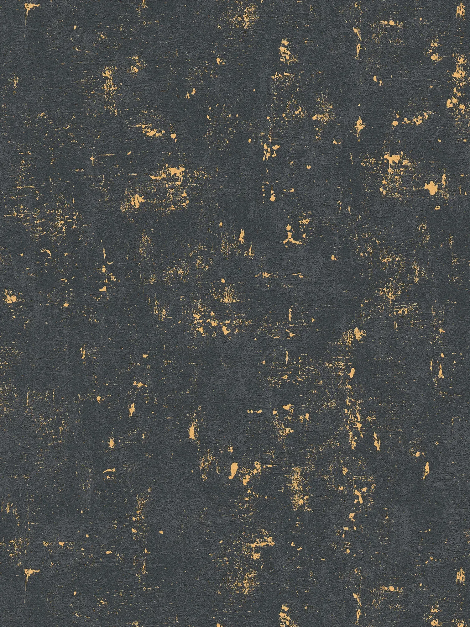        Gebruikt behang met metallic effect - zwart, goud
    