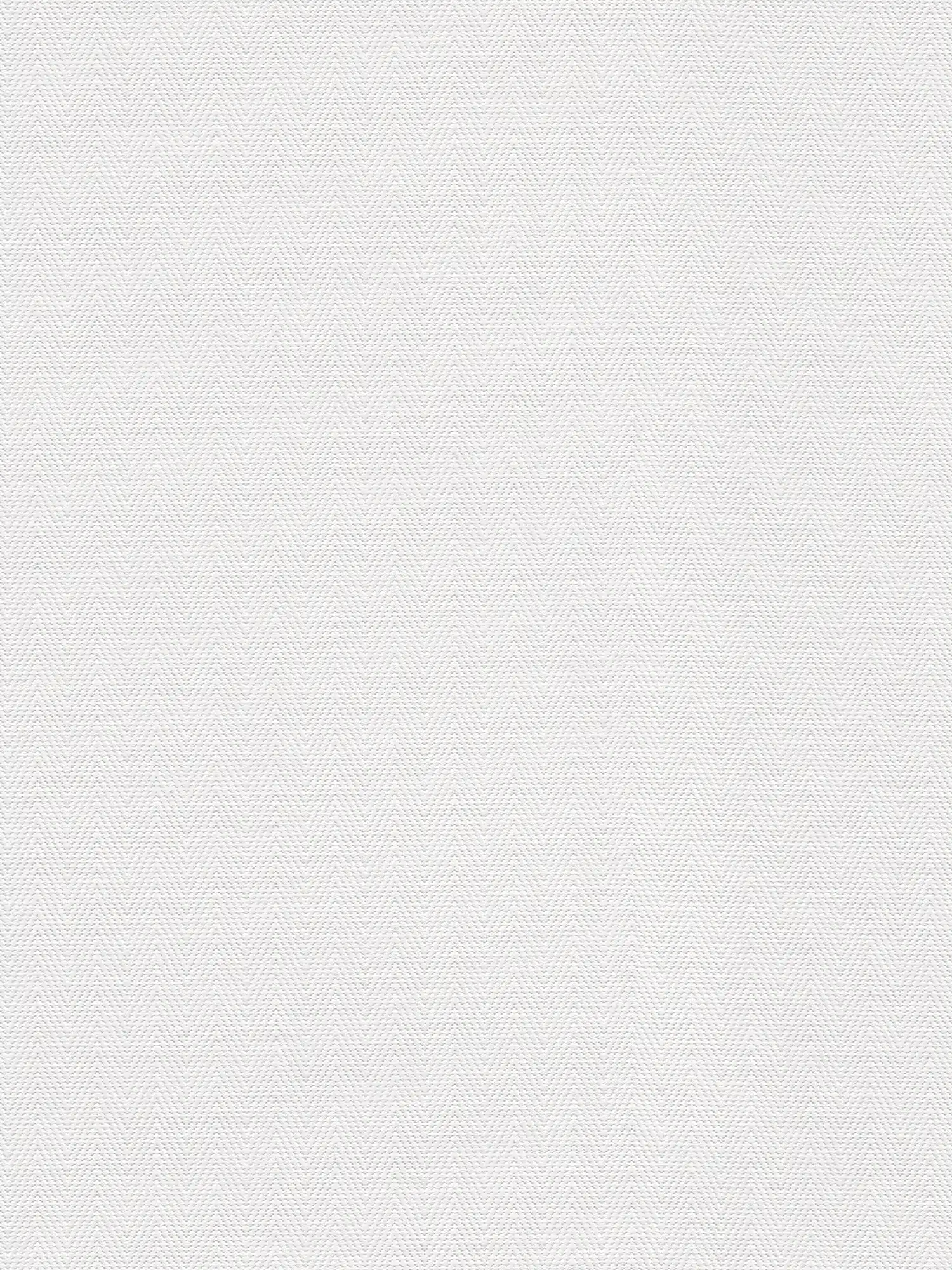         Textured wallpaper with herringbone fabric texture - white
    