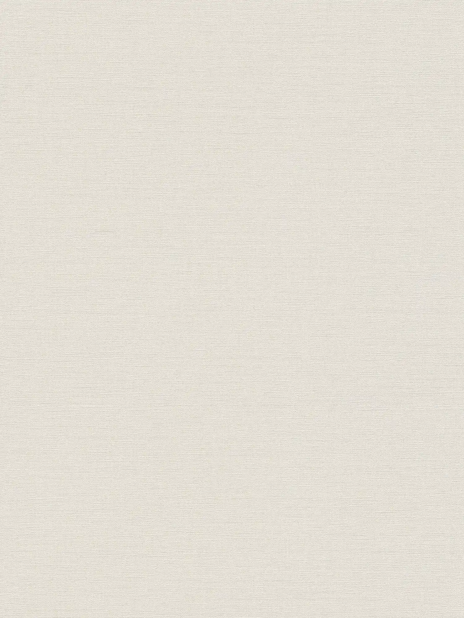 Uni Vliestapete mit dezenter Strukturzeichnung leicht strukturiert – Creme, Weiß