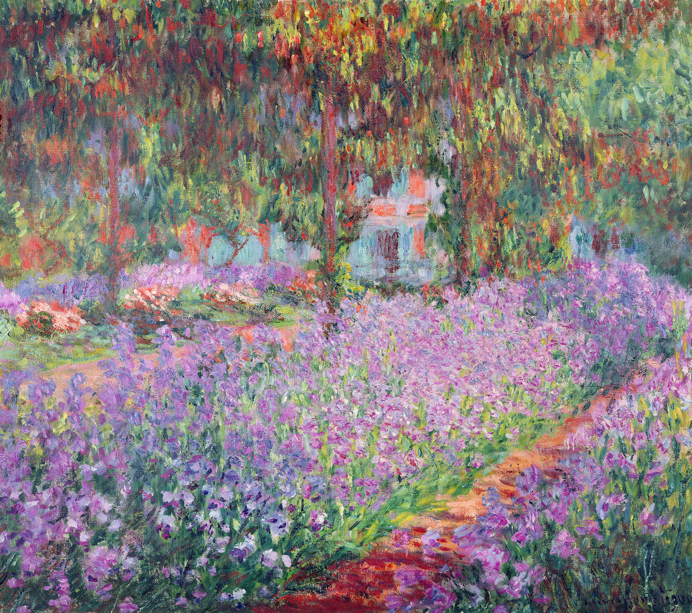             Fototapete 'Der Garten des Künstlers in Giverny' von Claude Monet
        