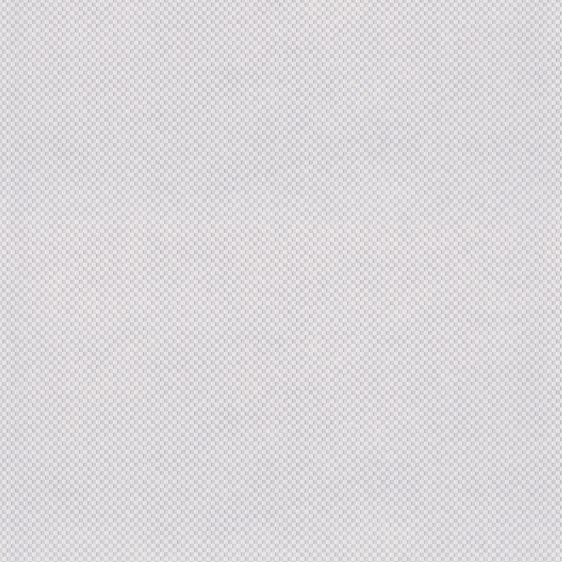         Vliesbehang met klein vierkant patroon overschilderbaar dubbele breedte - wit
    