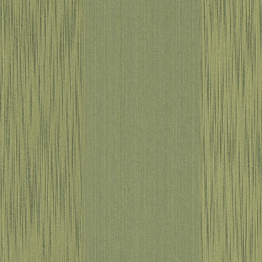 Strukturtapete mit Metallic Effekt &amp; Streifenmuster – Grün