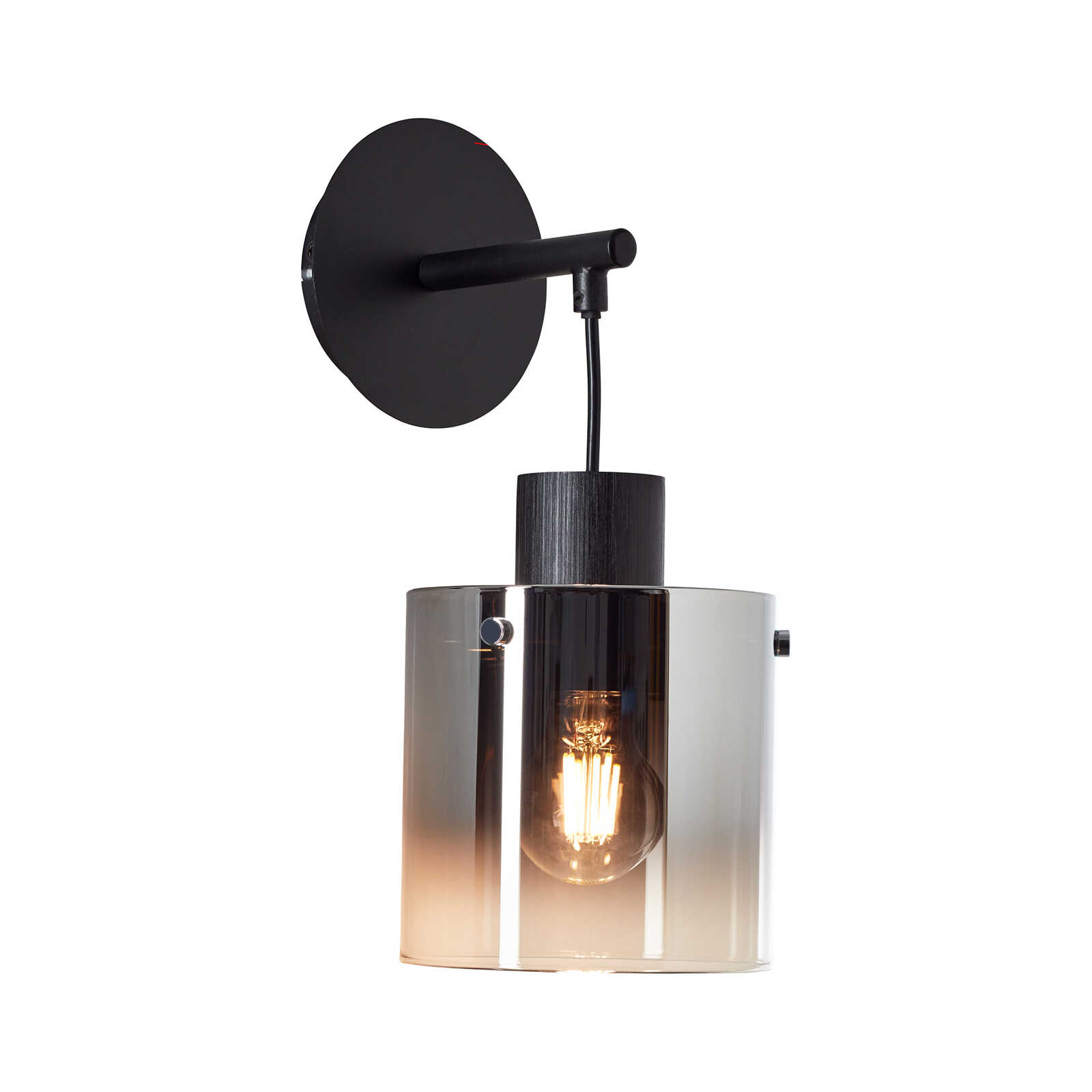         Glass wall light - Nick 1 - Grey
    