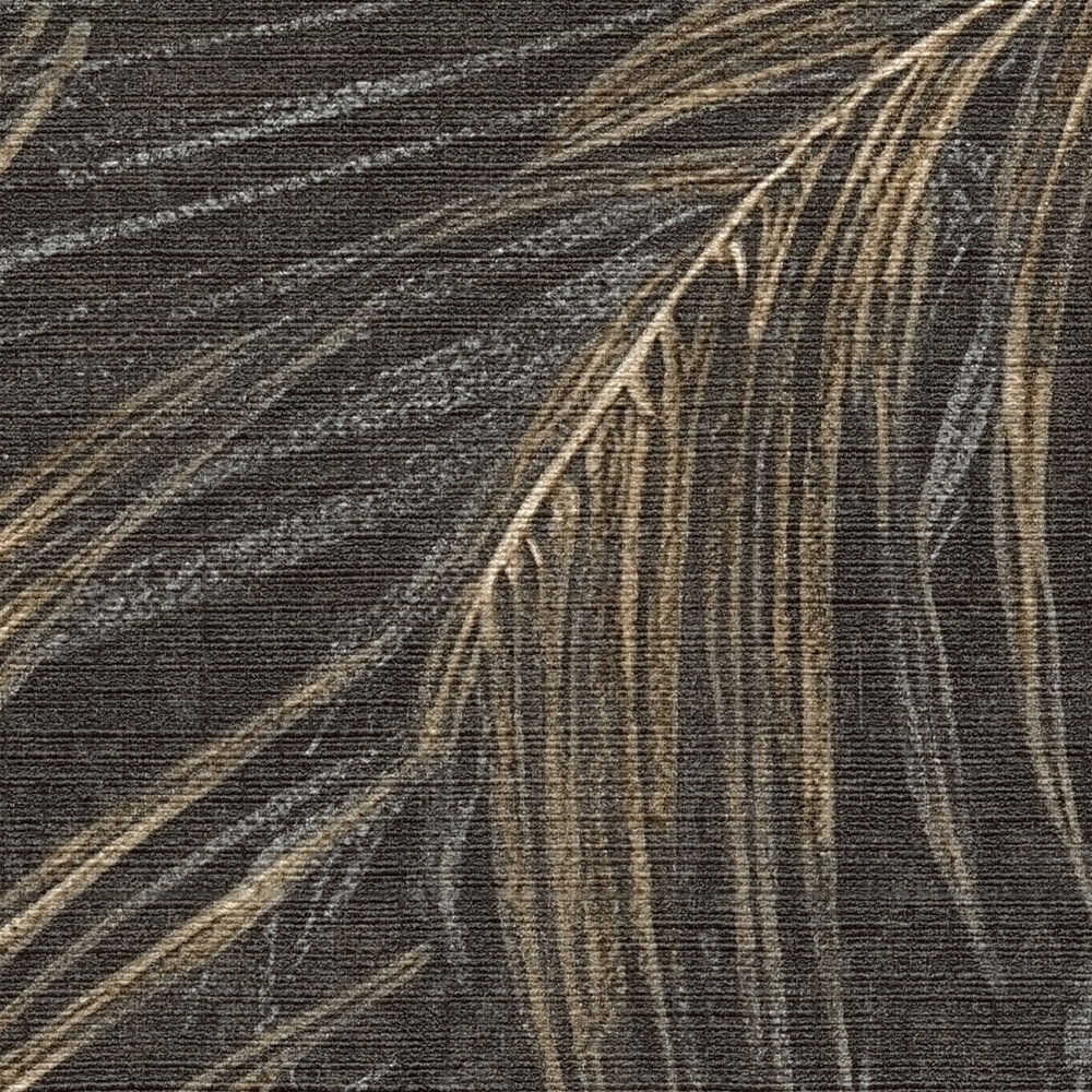             Prachtvolle Vliestapete in Palmenoptik von MICHALSKY – Schwarz, Beige, Braun
        