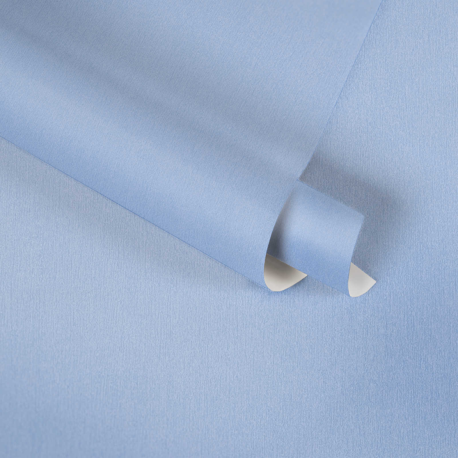             Kinderzimmer Tapete Jungen uni – Blau
        
