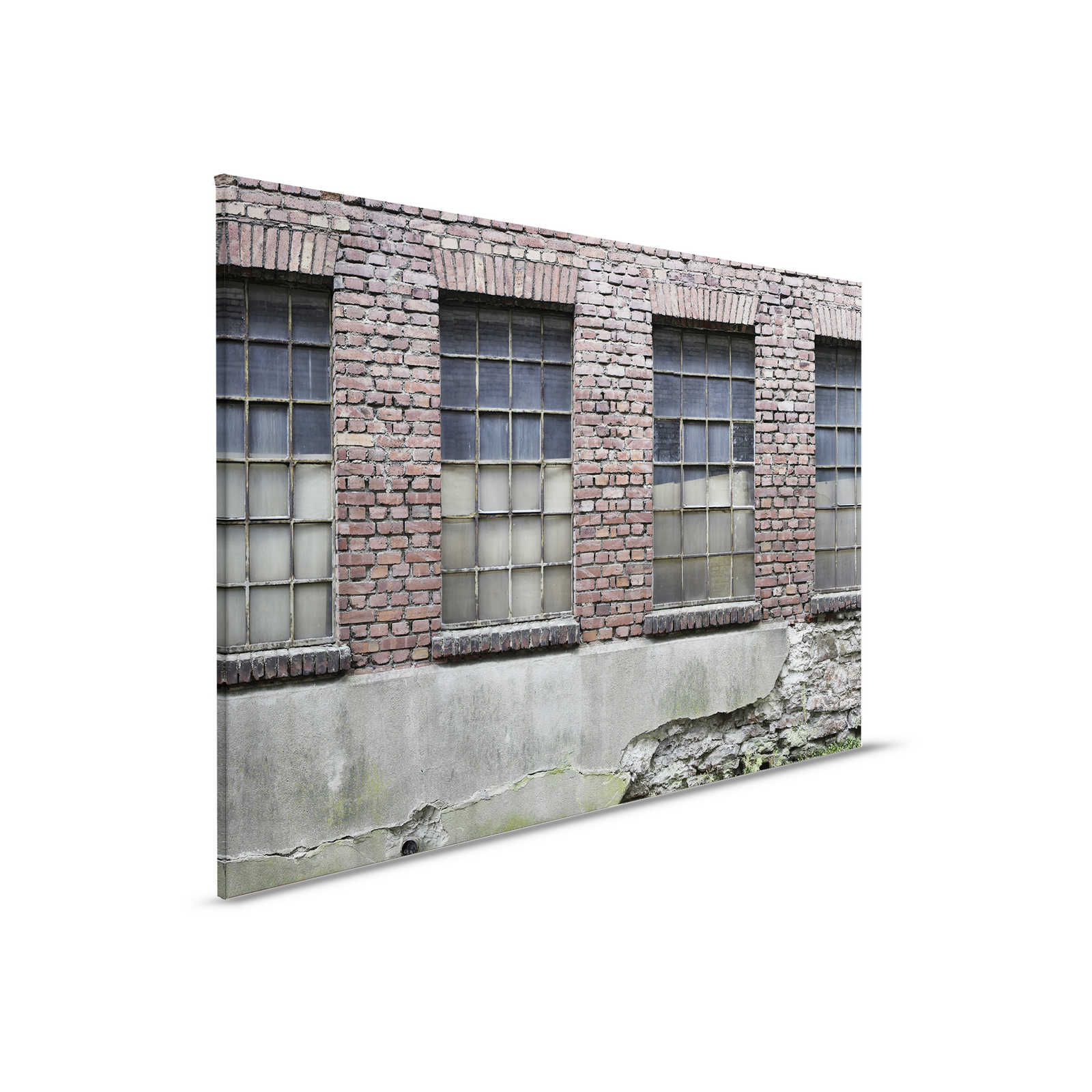         Canvas painting Window 3D Optics in Industrial Design - 0,90 m x 0,60 m
    