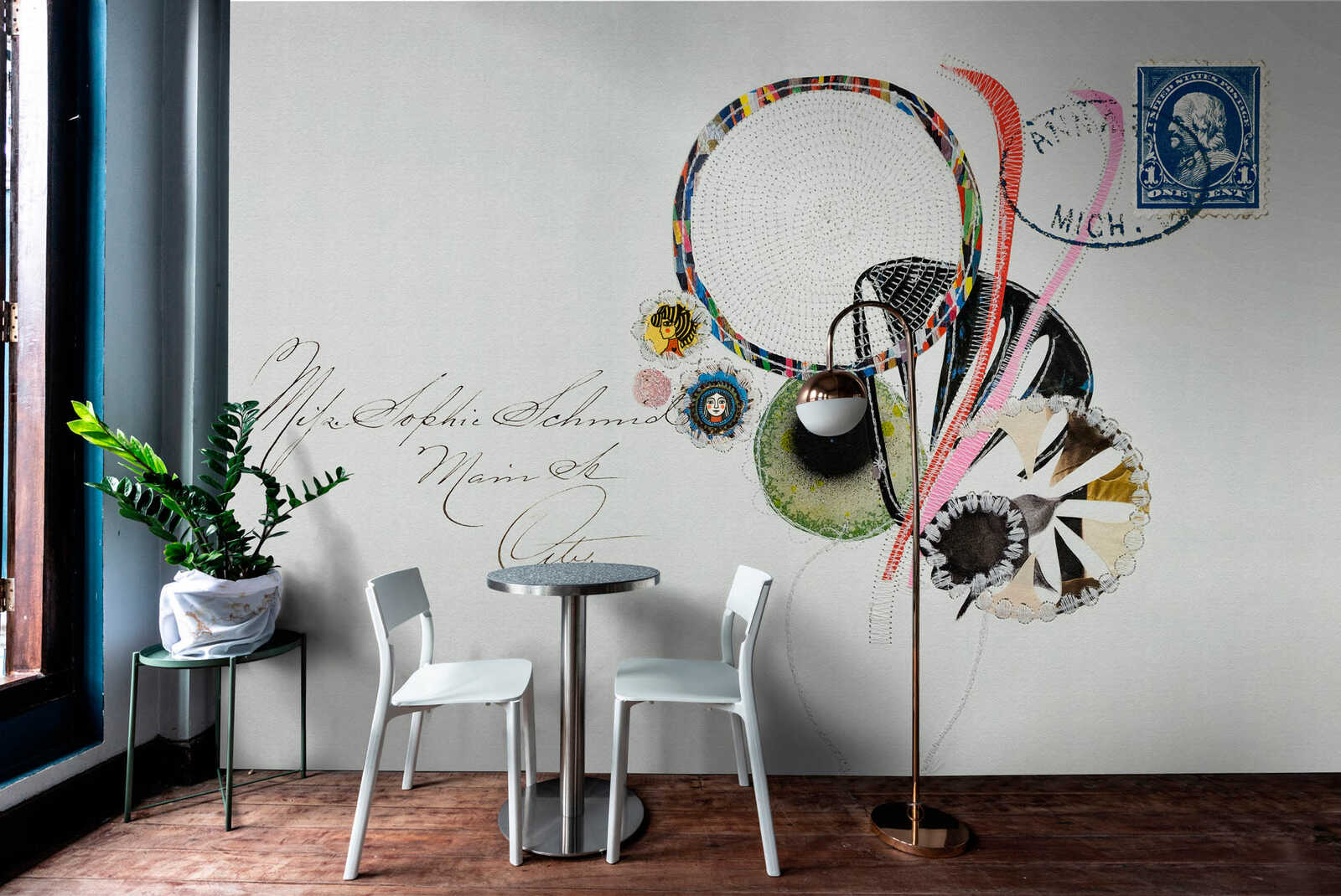 Mauer, Pflanze, Innenarchitektur, Stuhl, Kunst