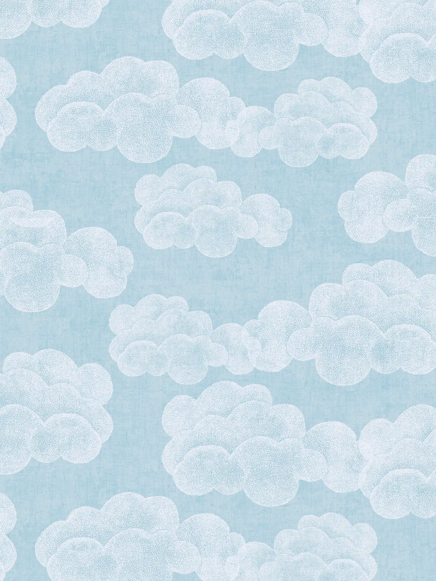         Kinderzimmer Vliestapete mit Wolkenmotiv – sanfte Himmelslandschaft für ein beruhigendes Raumwirkung – Blau, Weiß
    