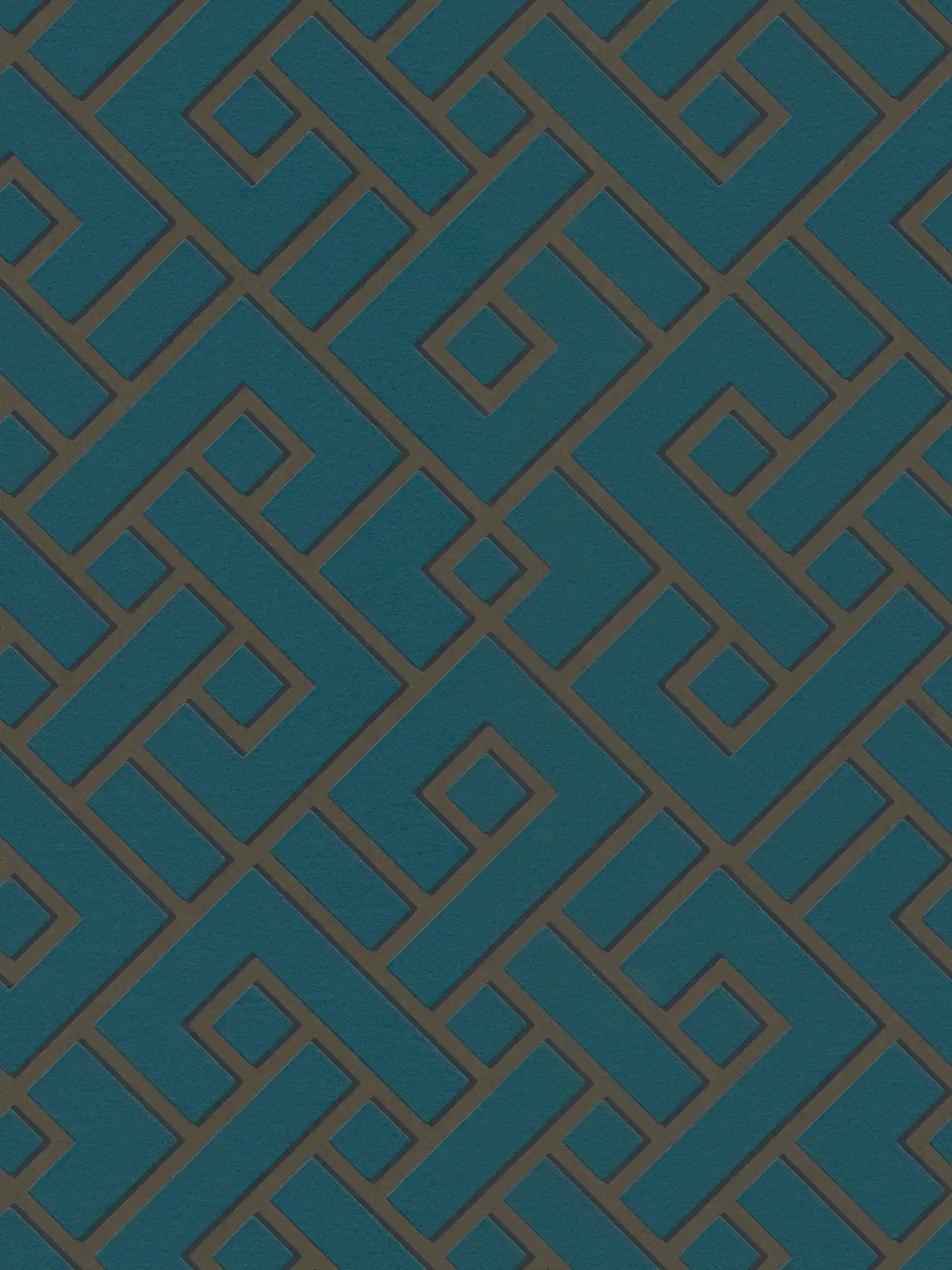         Design wallpaper petrol from MICHALSKY with 3D pattern - green, metallic
    