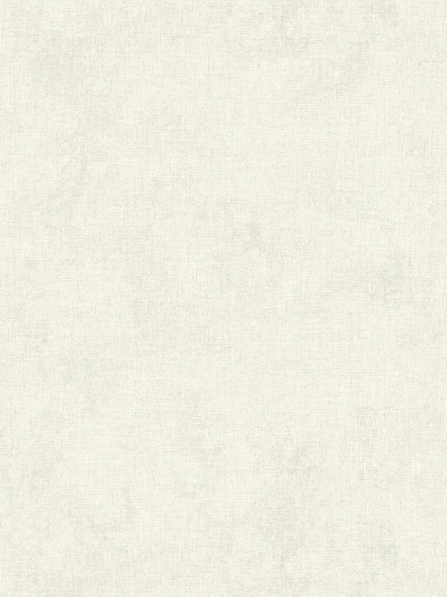             Vliestapete uni mit Textil-Optik – Creme
        