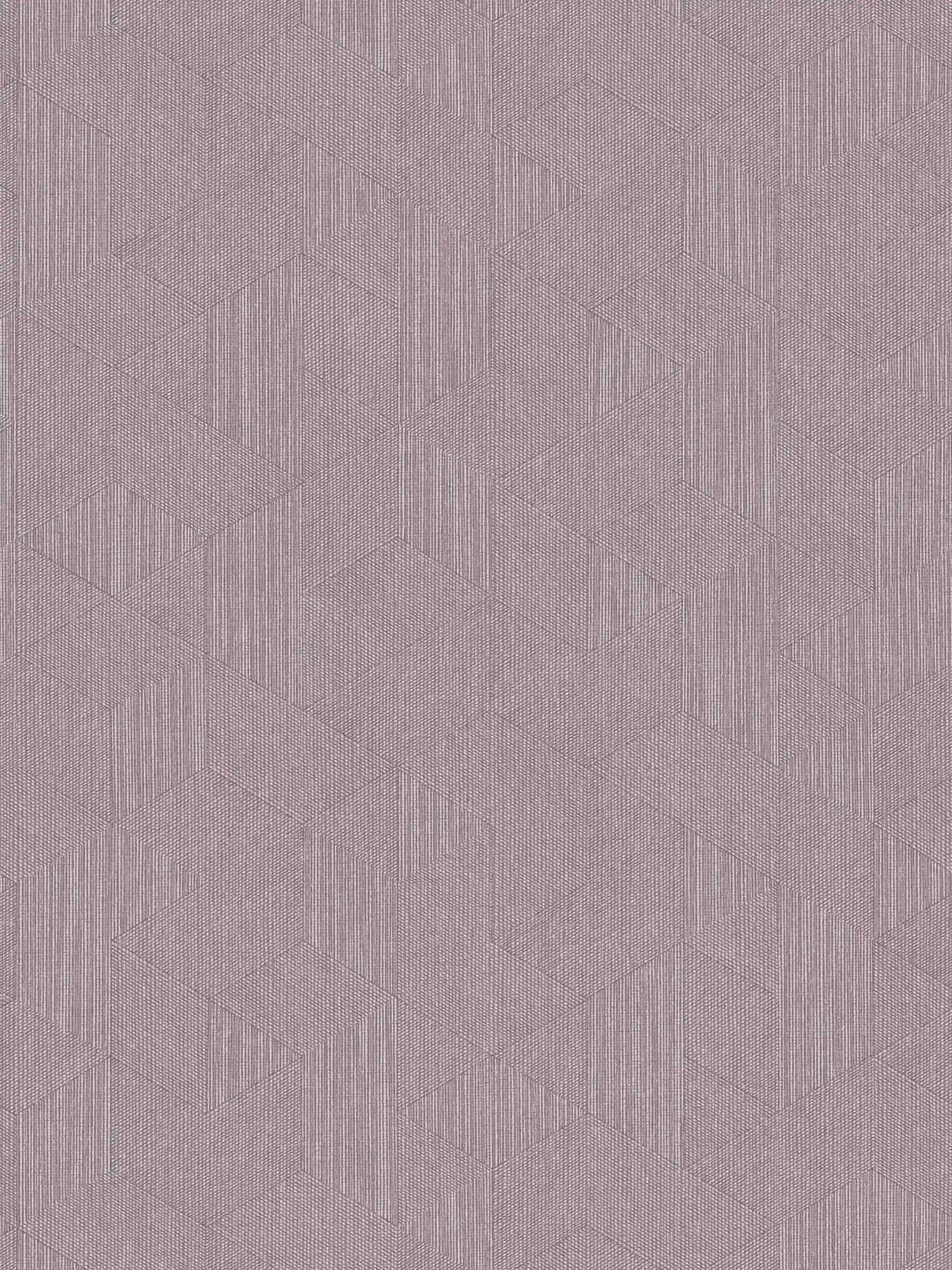         Wallpaper purple with tone-on-tone pattern in graphic style - purple, grey
    