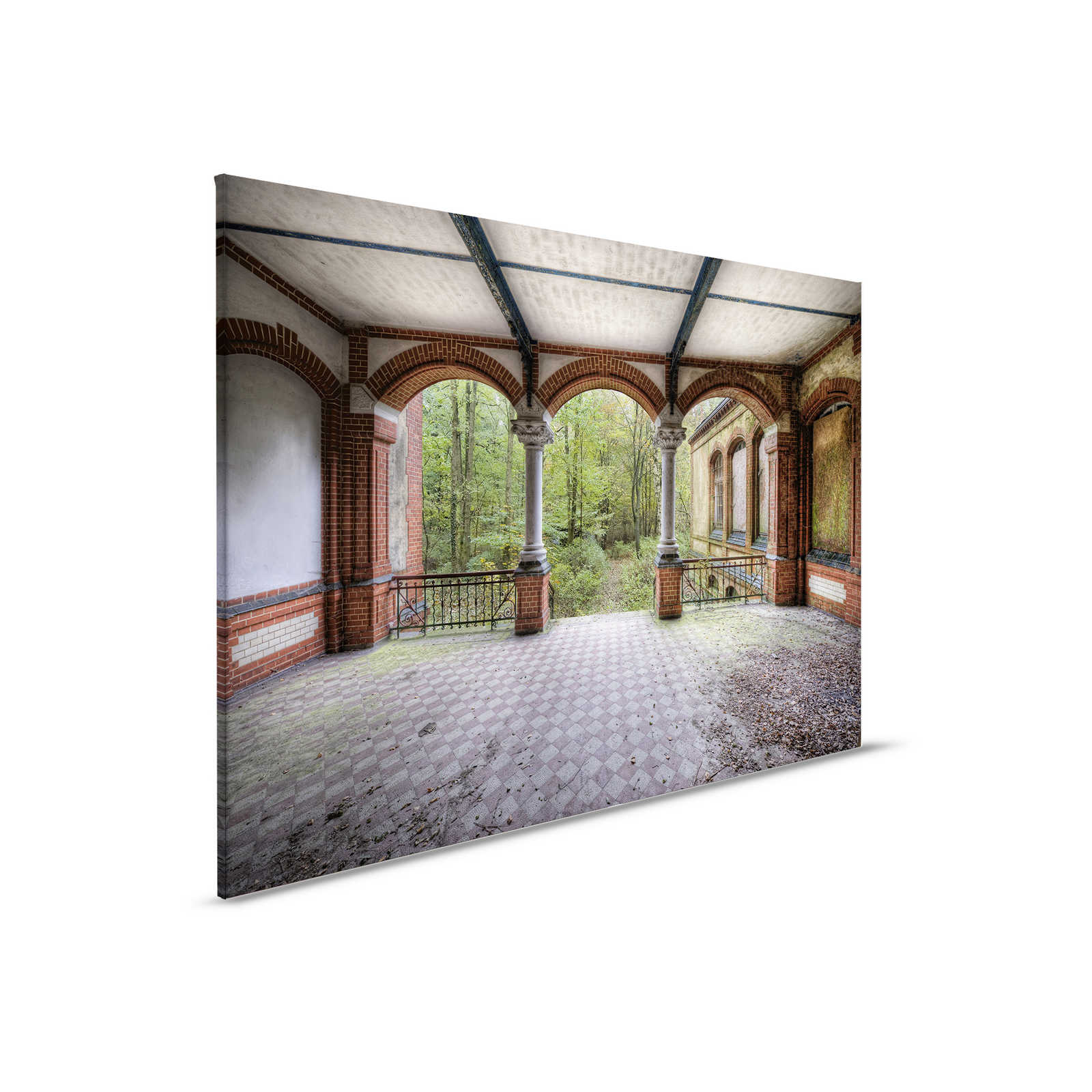         Leinwandbild alte Vintage Terrasse – 0,90 m x 0,60 m
    