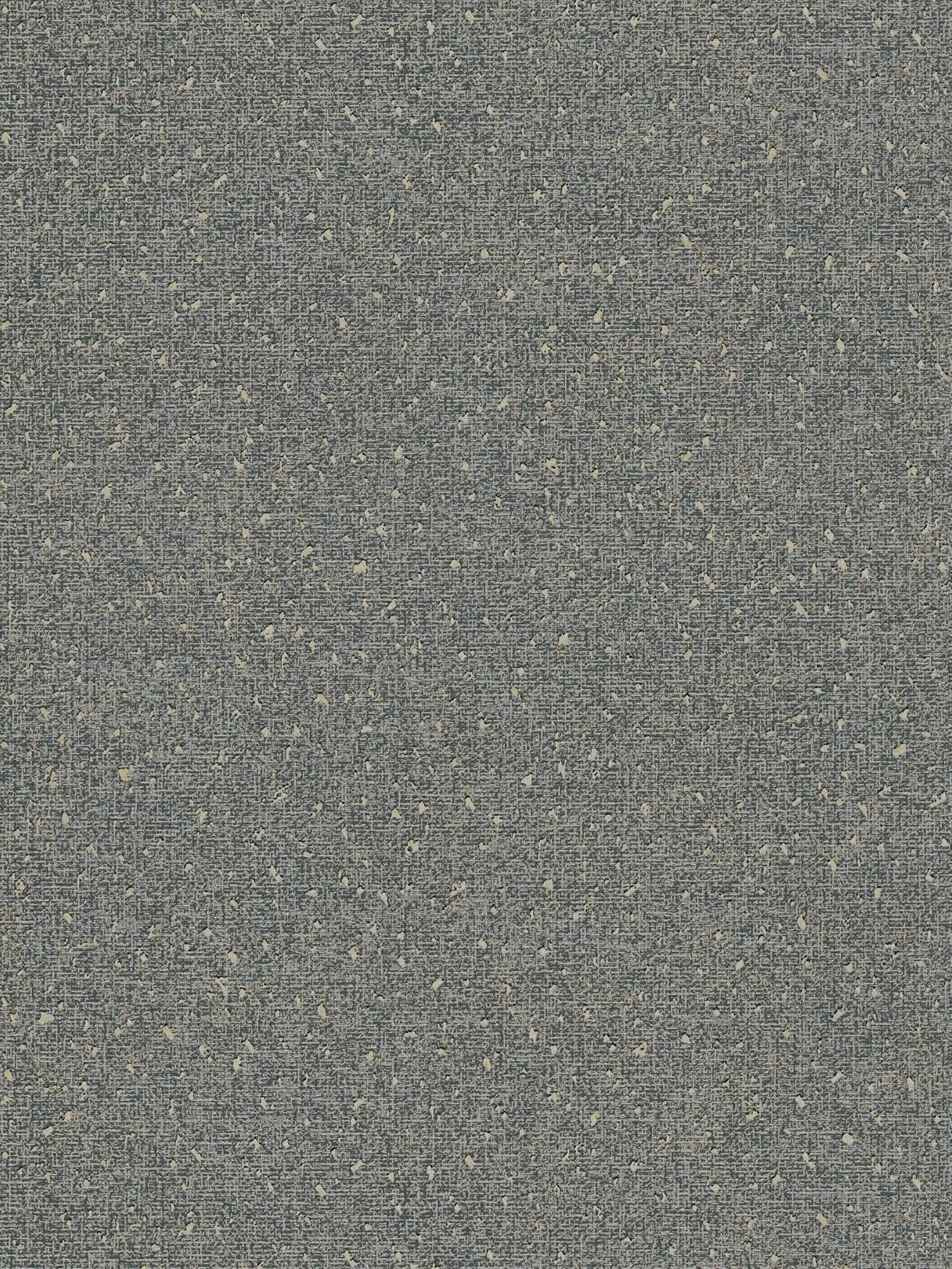             Tapete mit textiler Struktur und Metallic Akzent – Grau, Metallic
        