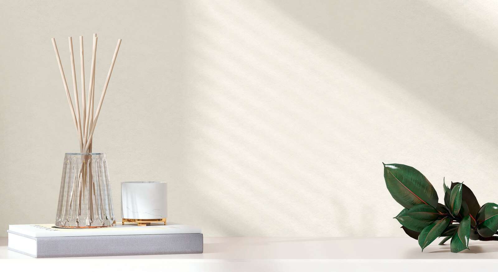 Düfte, Duftstäbchen, Diffuser, Vase Glas, Grünpflanze