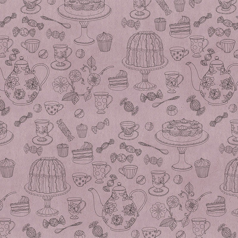         Keukenbehang met koffietafelmotief
    