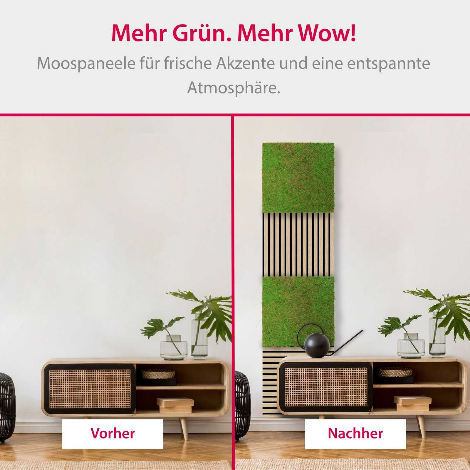 wohnzimmer, möbel, tv-lowboard, grün, akzentwand