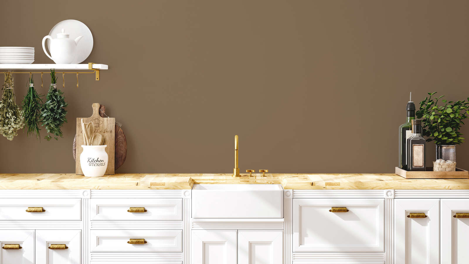             Premium Wandfarbe beruhigendes Braun »Essential Earth« NW711 – 1 Liter
        