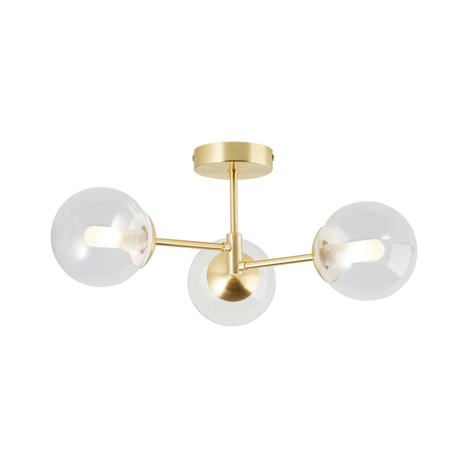         Glass ceiling light - Henri 1 - Gold
    