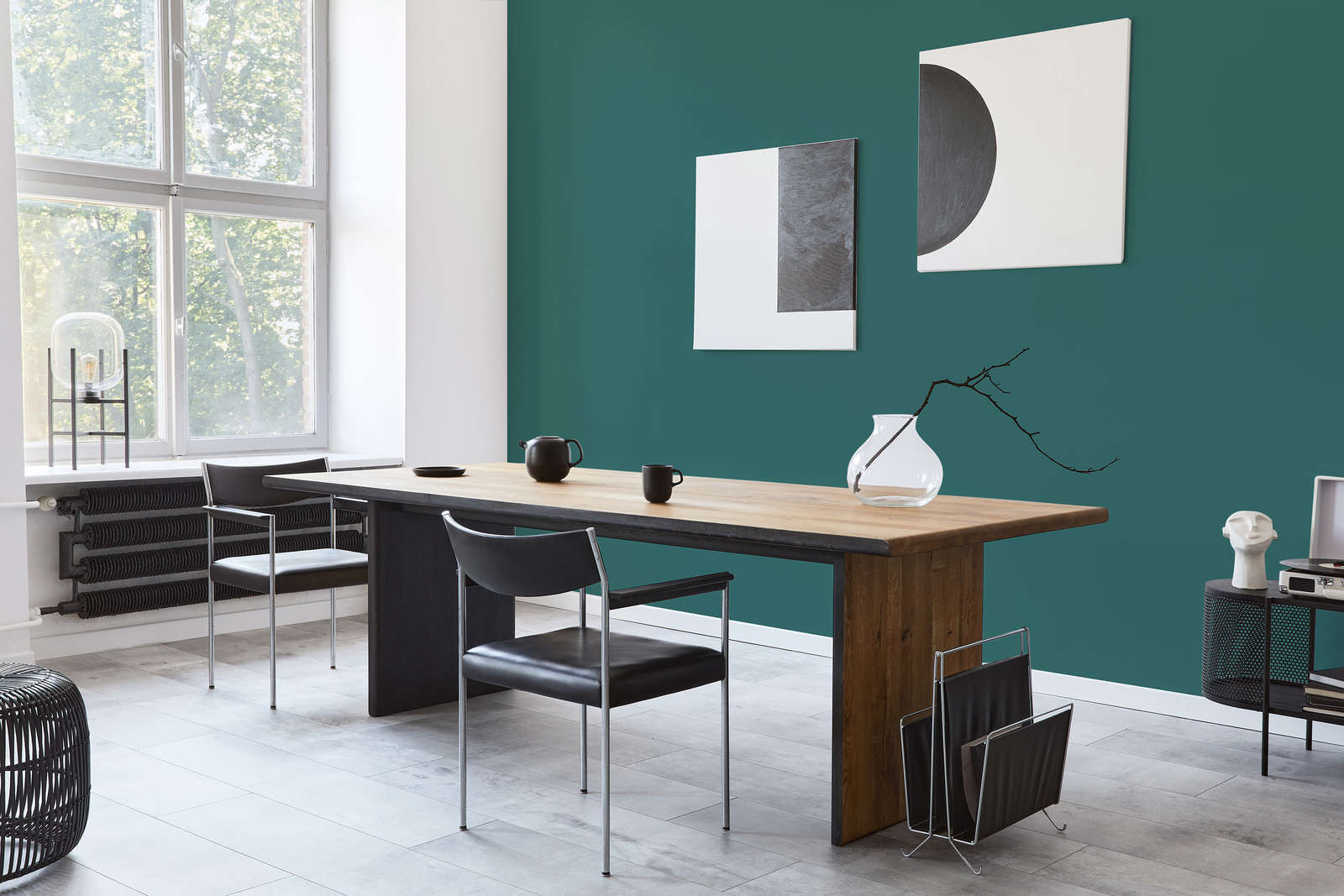             Premium Muurverf harmonisch blauwgroen »Expressive Emerald« NW411 – 1 liter
        