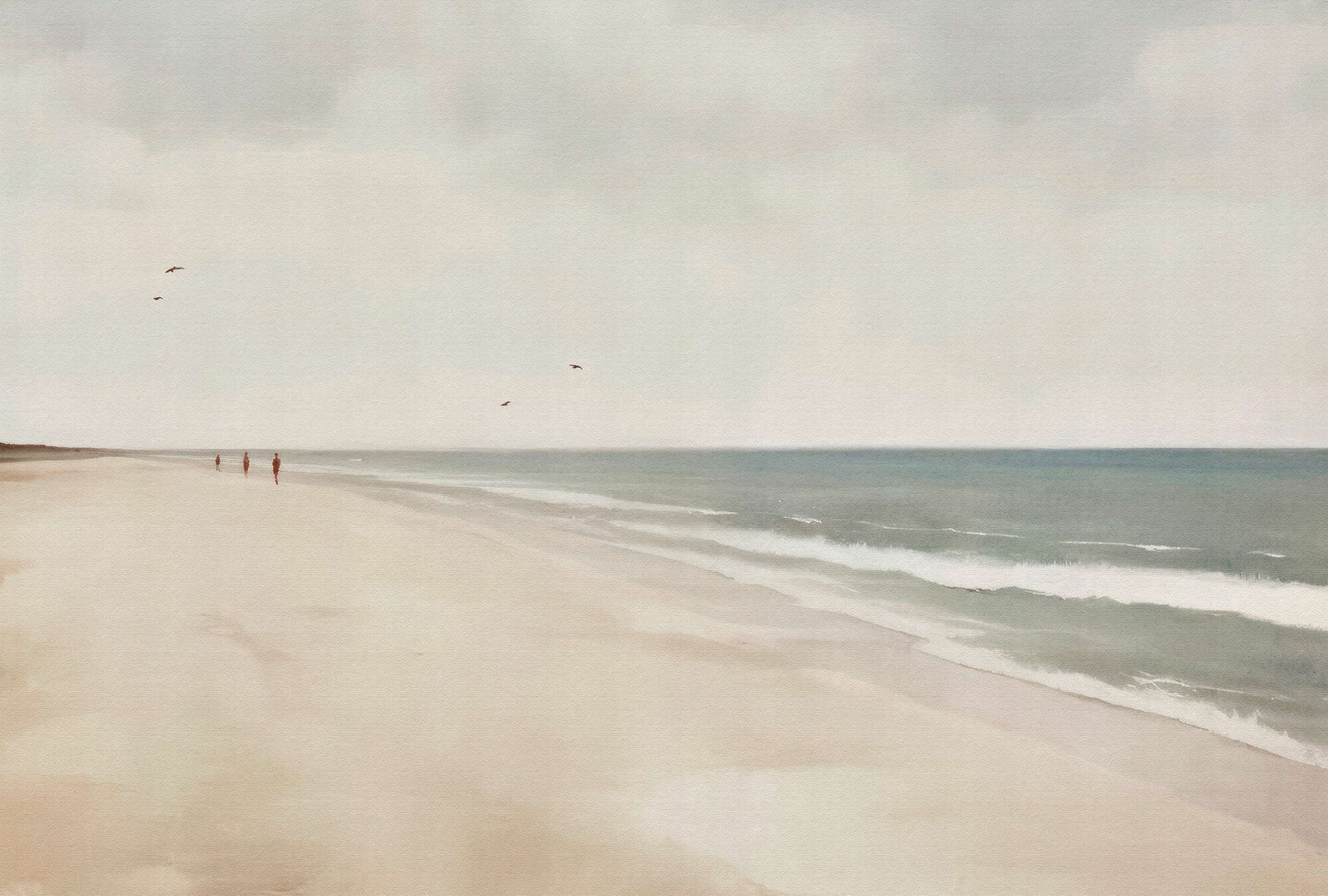 Strand, Natur, Draußen, Meer, Küstenlinie