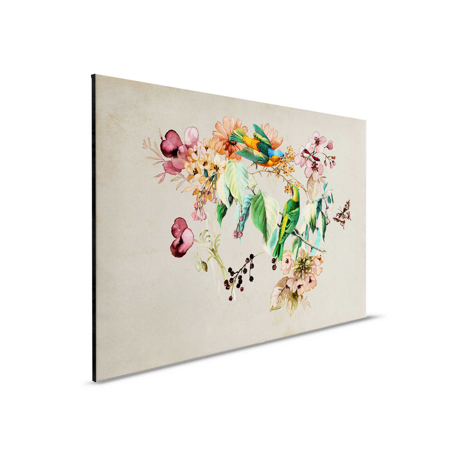 Grusskarte, Post, Leinwand, Kunst, Malerei