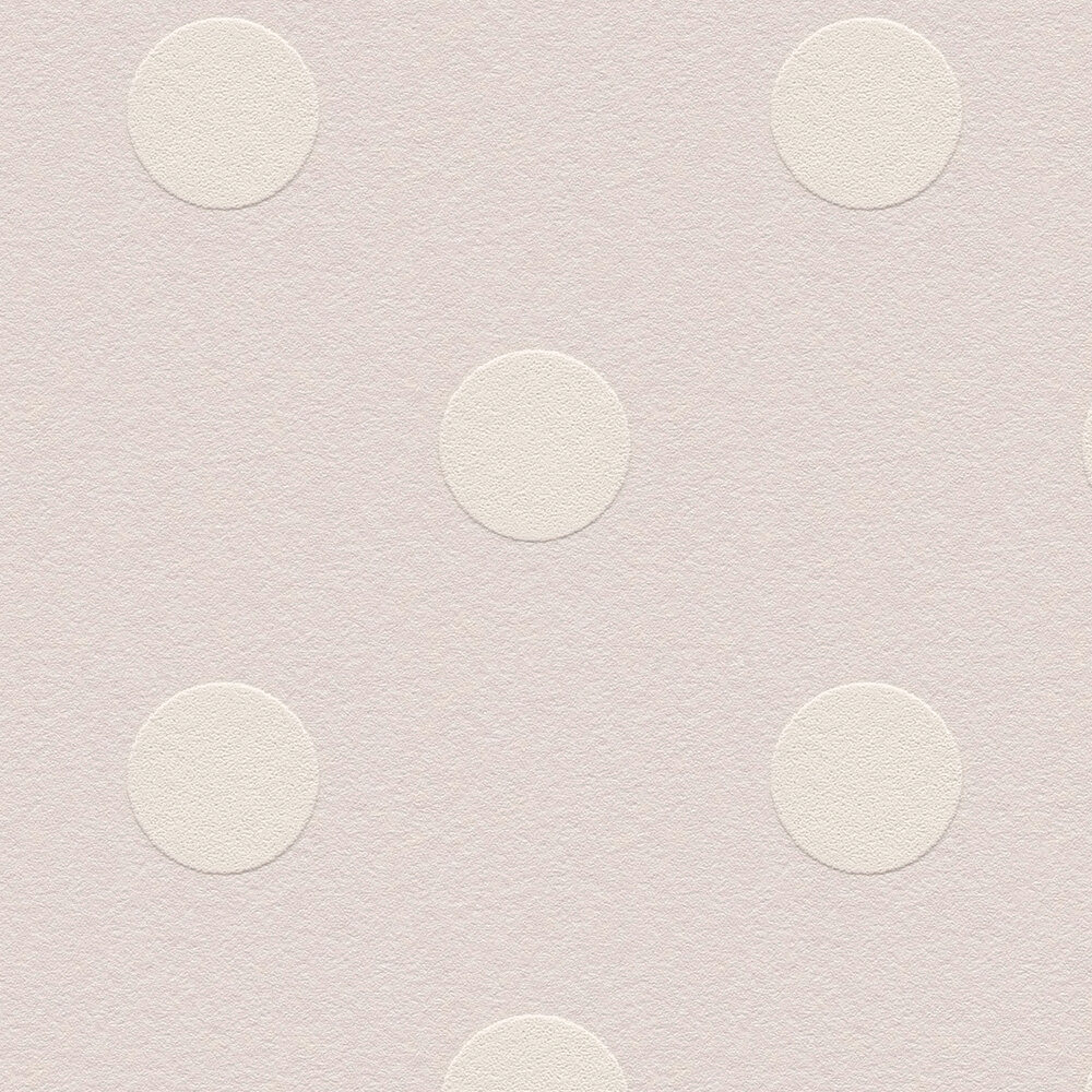 Tapete, Polka Dots, Rosa, Textur, Wohnaccessoire