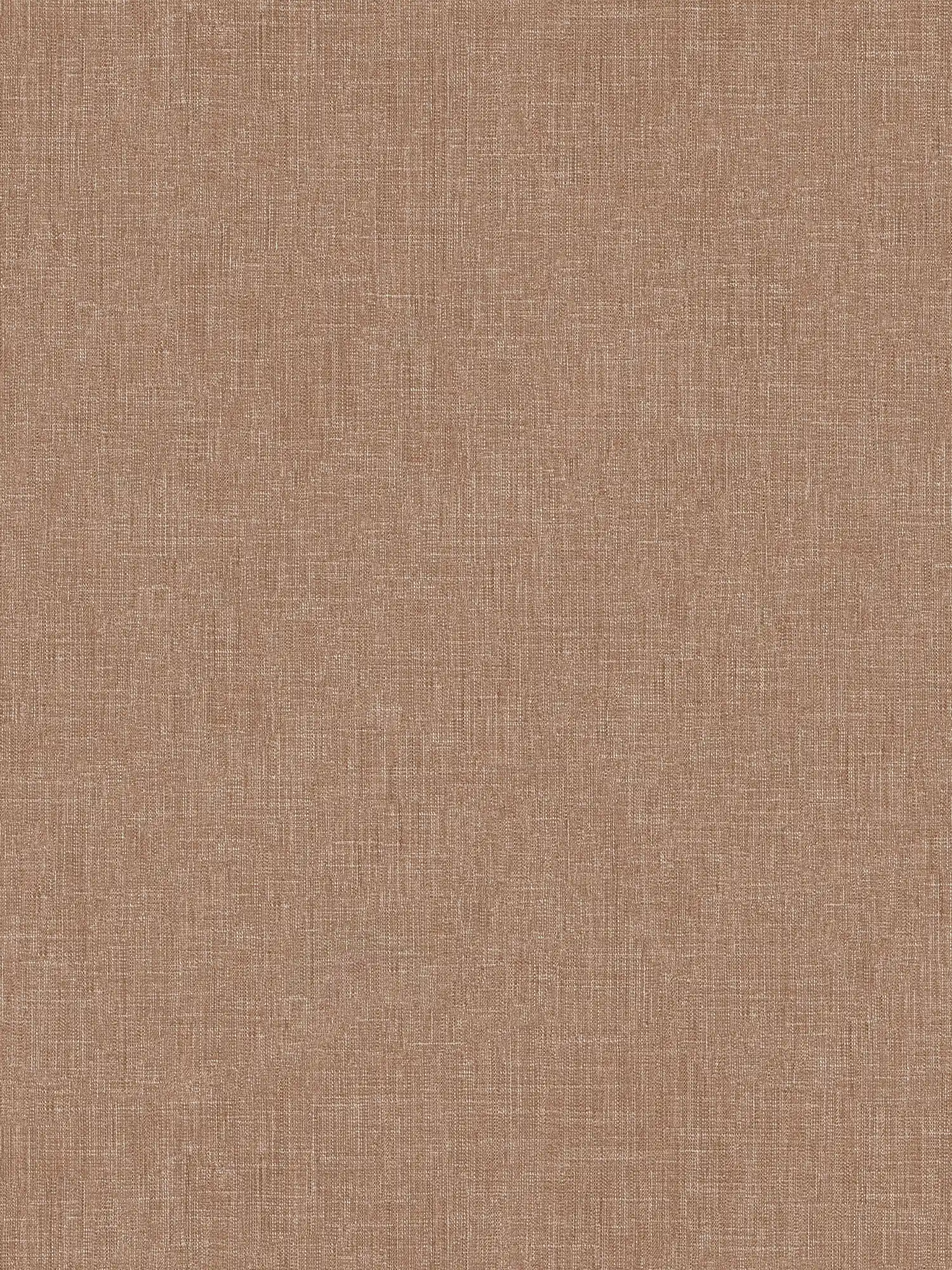         Textile look plain wallpaper with textured pattern - brown
    