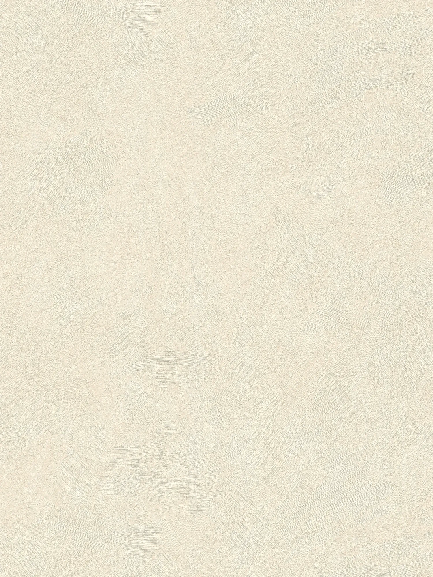 Moderne Struktur-Vliestapete mit ruhiger Reliefoptik leicht glänzend - Beige, Creme